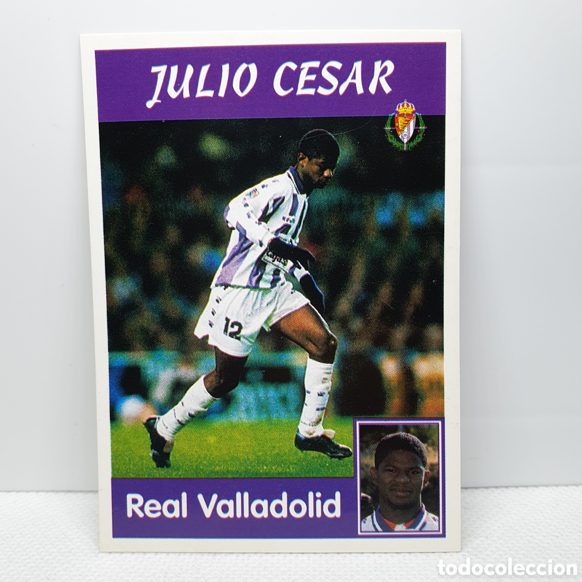 Cromos de F&uacute;tbol: ⚽️ CROMO DE FUTBOL JULIO CESAR VALLADOLID LIGA 97-98 PANINI SPORTS ALBUM - ESTAMPAS ADHESIVAS - CARD