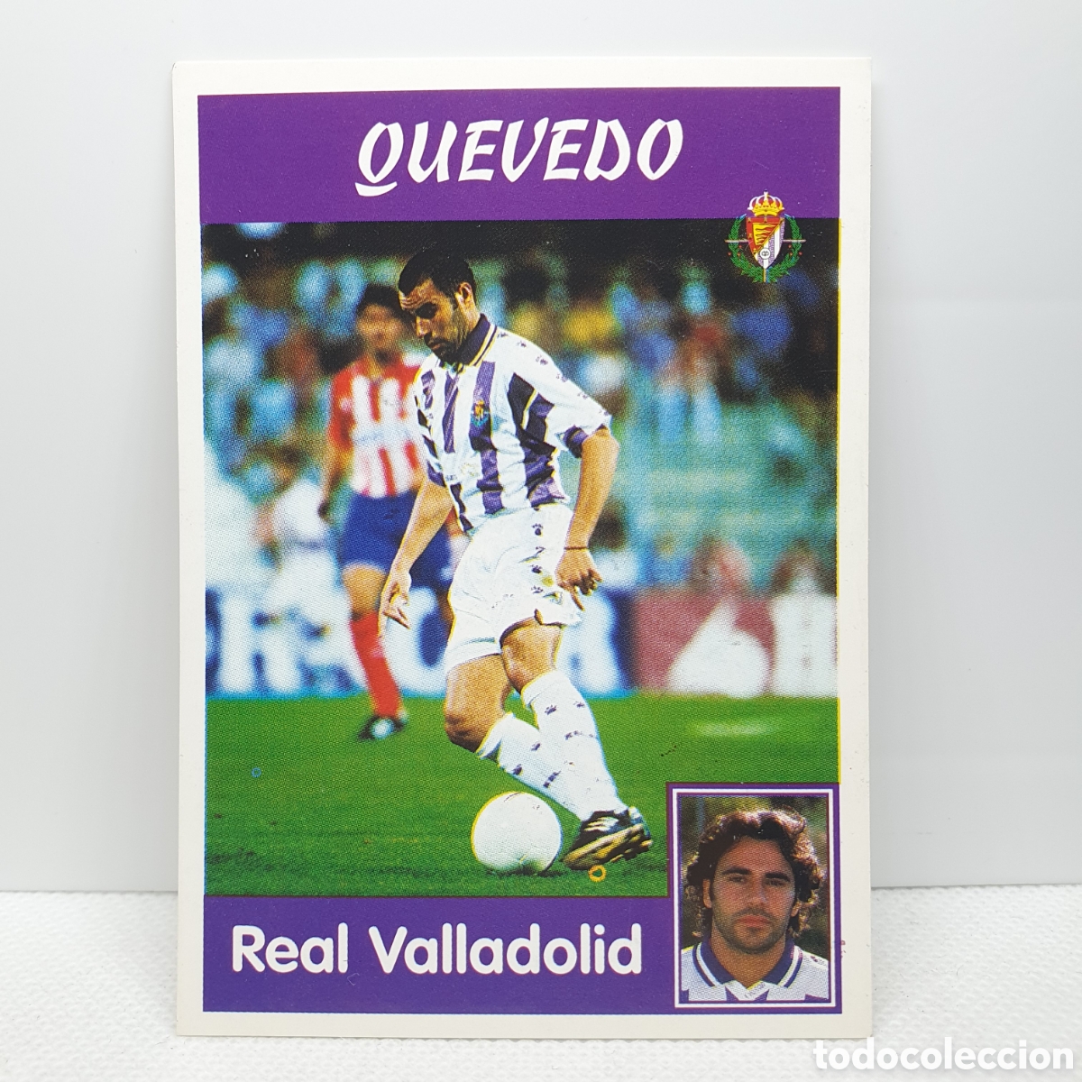 Cromos de F&uacute;tbol: ⚽️ CROMO DE FUTBOL QUEVEDO VALLADOLID LIGA 97-98 PANINI SPORTS ALBUM - ESTAMPAS ADHESIVAS - CARTAS