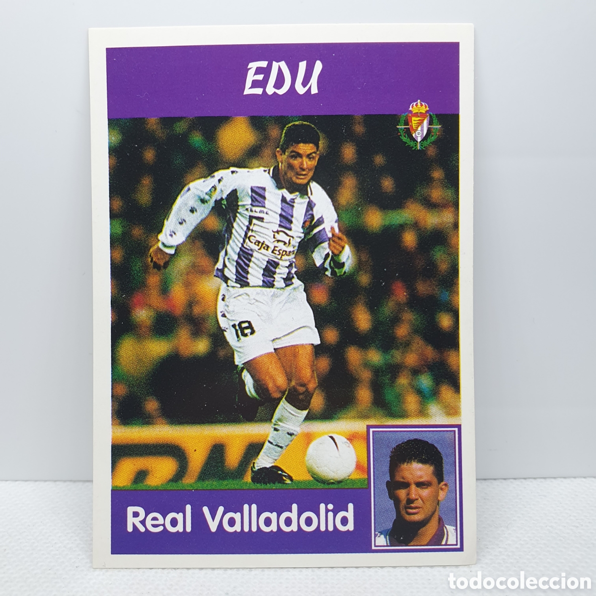 Cromos de F&uacute;tbol: ⚽️ CROMO DE FUTBOL EDU VALLADOLID LIGA 97-98 PANINI SPORTS ALBUM - ESTAMPAS ADHESIVAS - CARTAS -CARD