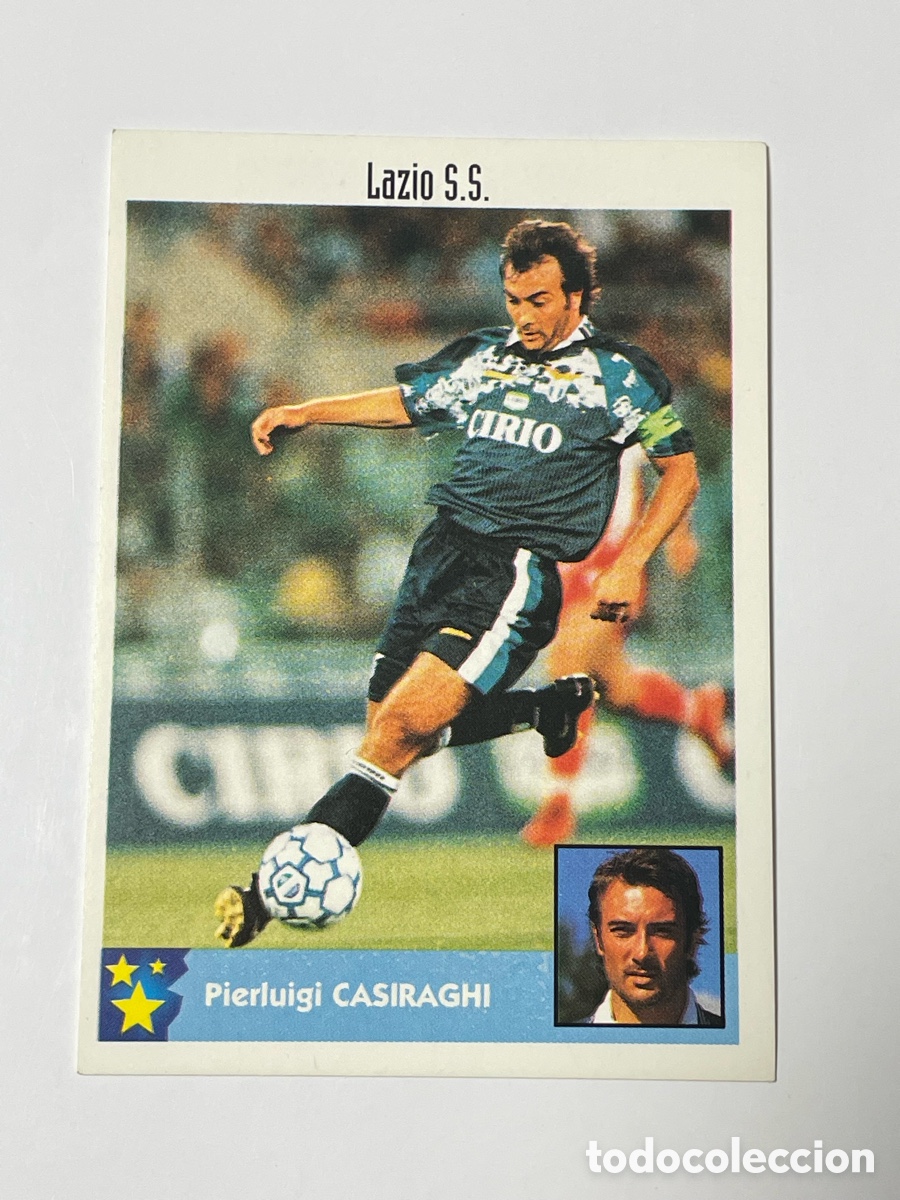 Cromos de F&uacute;tbol: Pierluigi Casiraghi Lazio Panini Los mejores equipos de Europa 1997/98 #154