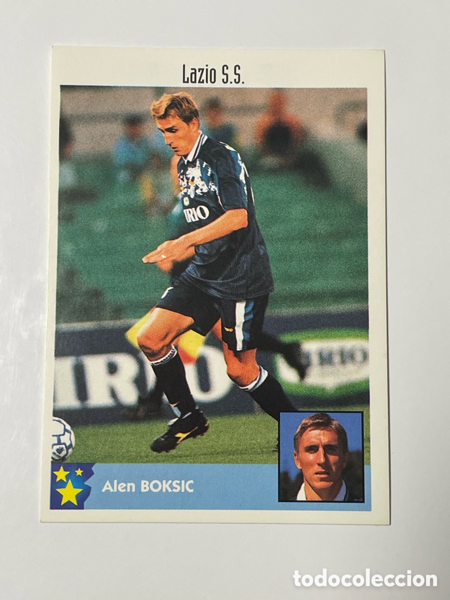 Cromos de F&uacute;tbol: Alen Boksic Lazio Panini Los mejores equipos de Europa 1997/98 #155