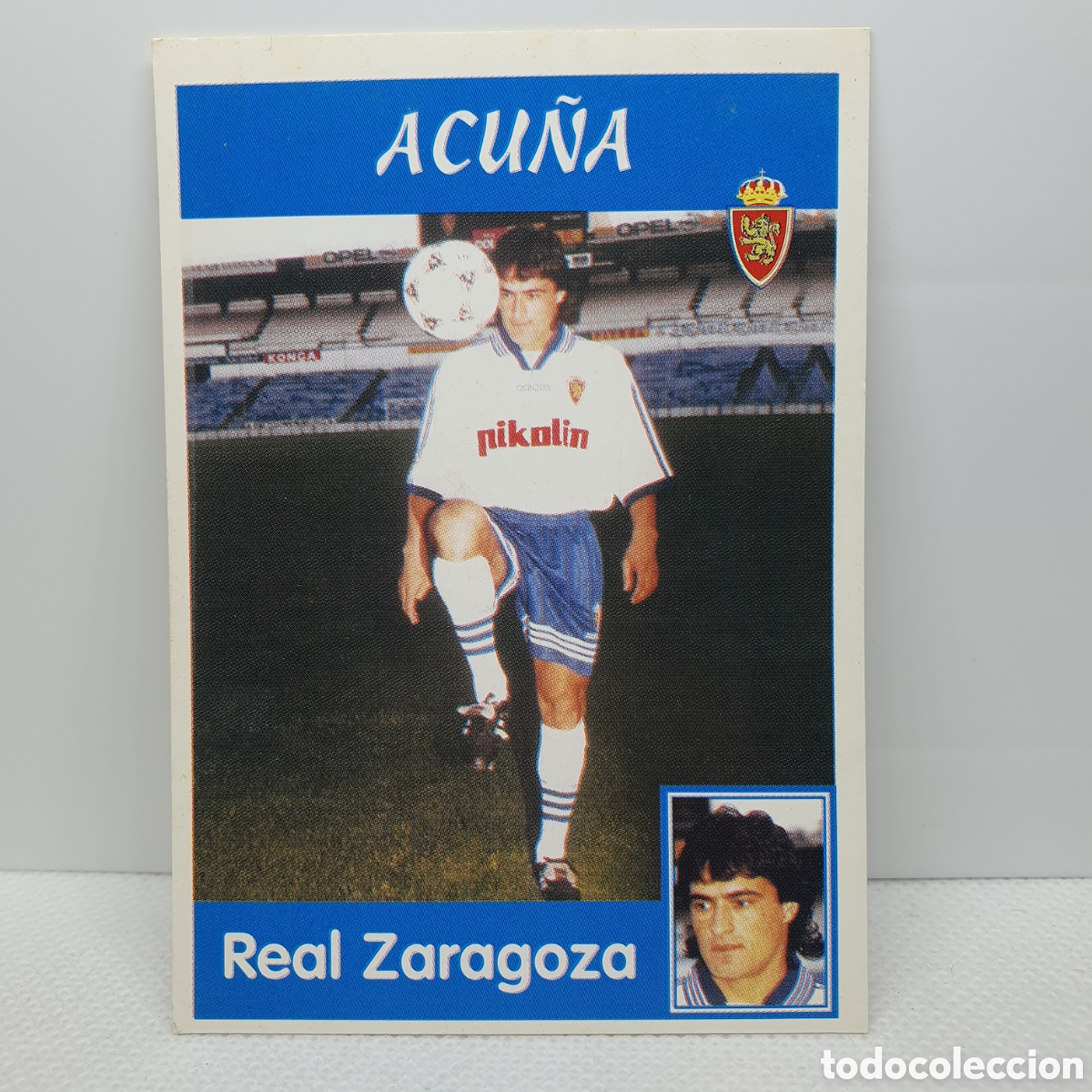 Football Stickers: ⚽️ CROMO DE FUTBOL ACU&Ntilde;A ZARAGOZA LIGA 97-98 PANINI SPORTS ALBUM - ESTAMPAS ADHESIVAS - CARTAS -CARD