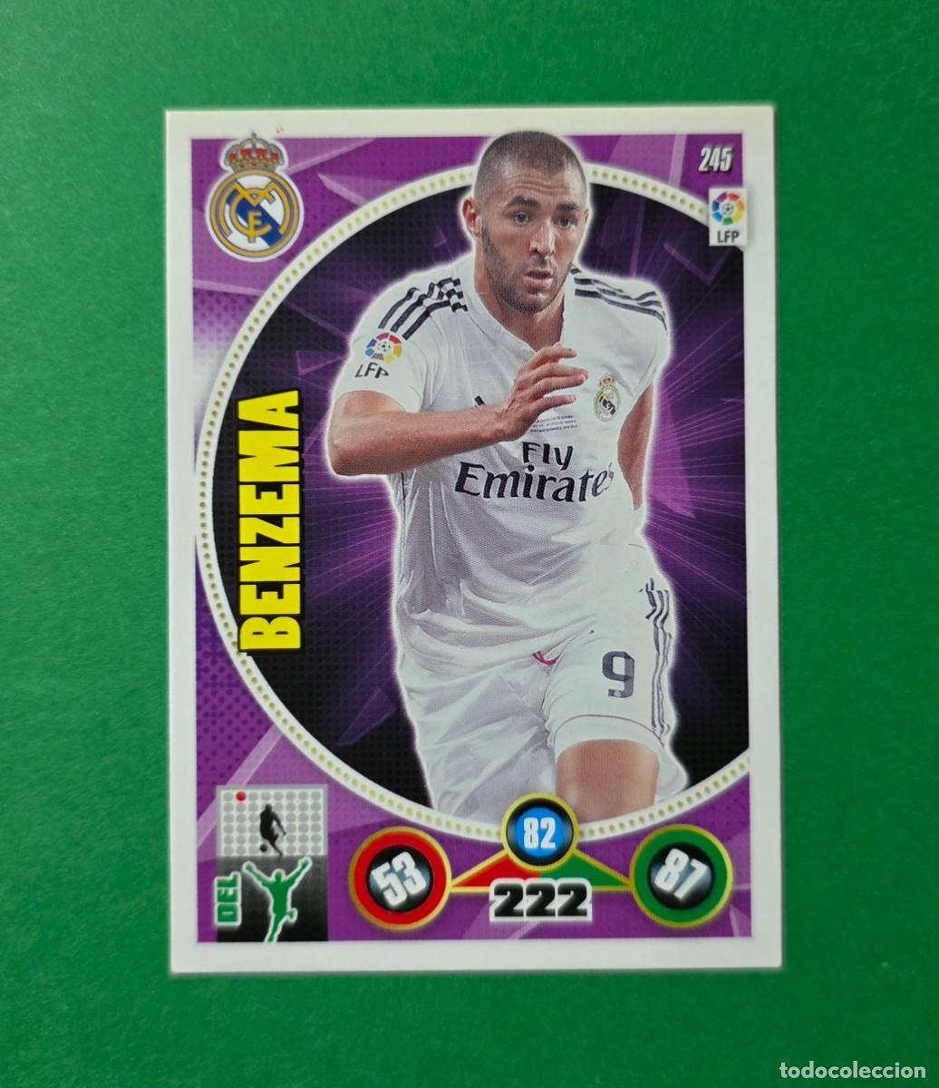 Cromos de F&uacute;tbol: 245 BENZEMA - REAL MADRID - ADRENALYN XL 2014-15 - 14/15