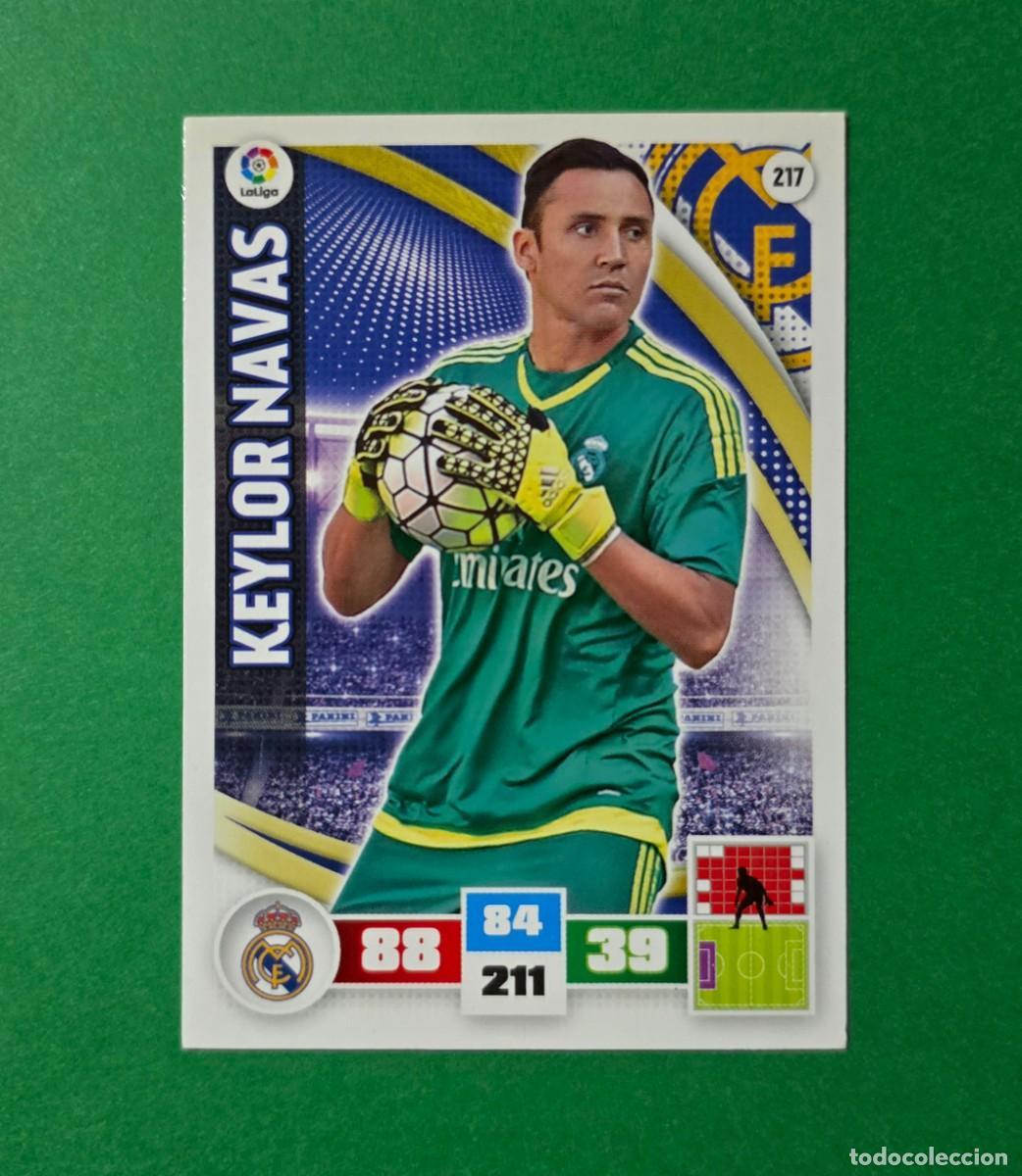 Cromos de F&uacute;tbol: 217 KEYLOR NAVAS - REAL MADRID - ADRENALYN XL 2015-16 - 15/16