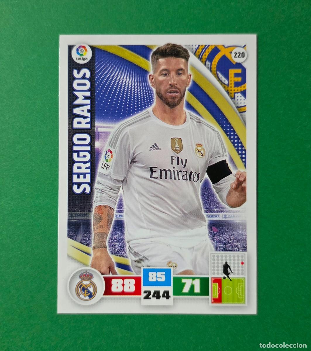 Cromos de F&uacute;tbol: 220 SERGIO RAMOS - REAL MADRID - ADRENALYN XL 2015-16 - 15/16