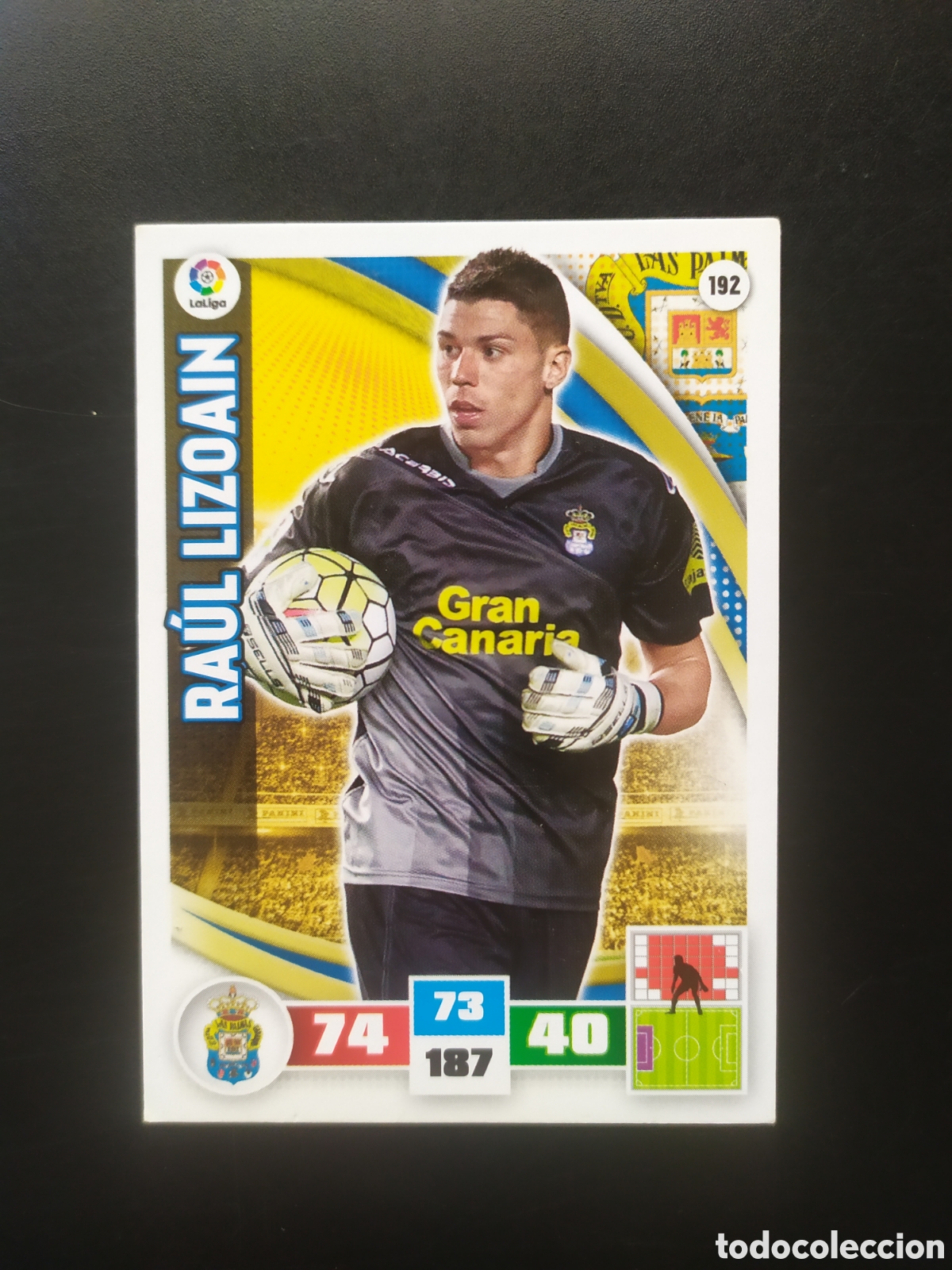 Cromos de F&uacute;tbol: Adrenalyn 2015 2016 15 16 panini Ra&uacute;l Lizoain n&deg; 192 Las Palmas