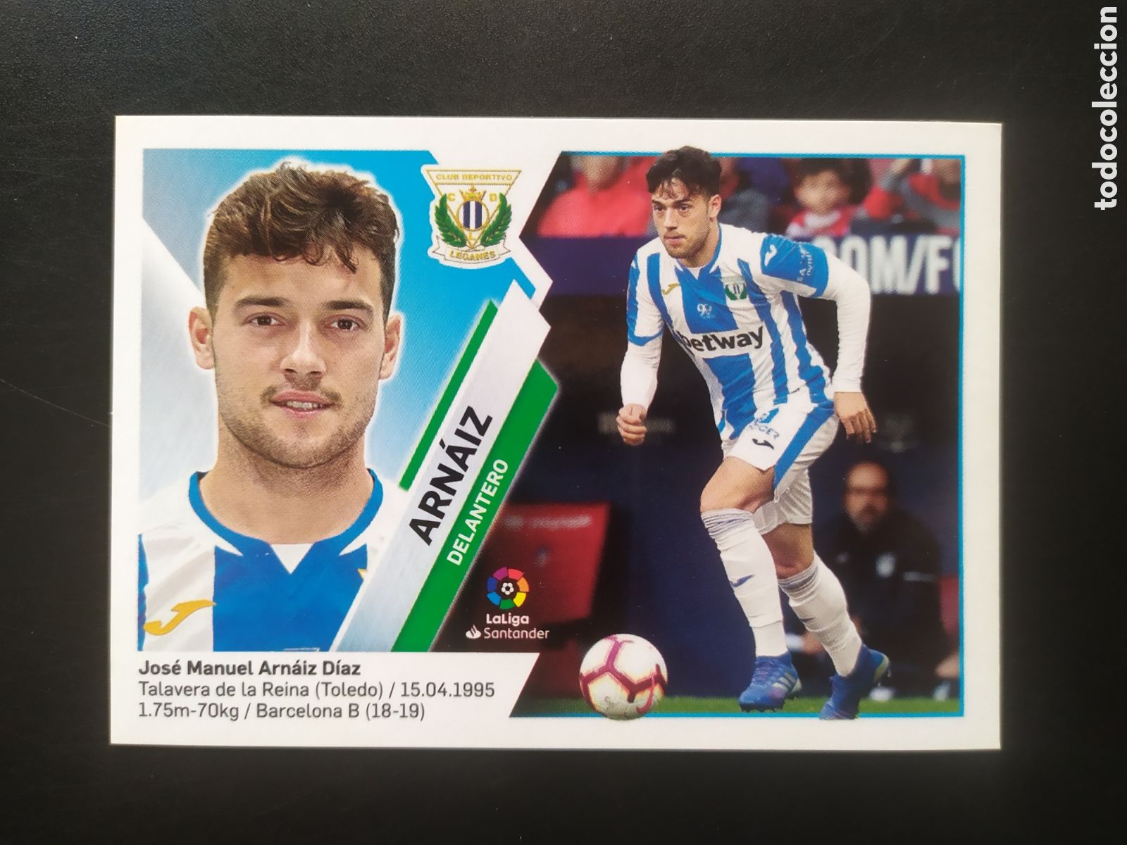 Cromos de F&uacute;tbol: Liga este 2019 2020 19 20 panini Arn&aacute;iz n&deg; 14B 14 B Legan&eacute;s