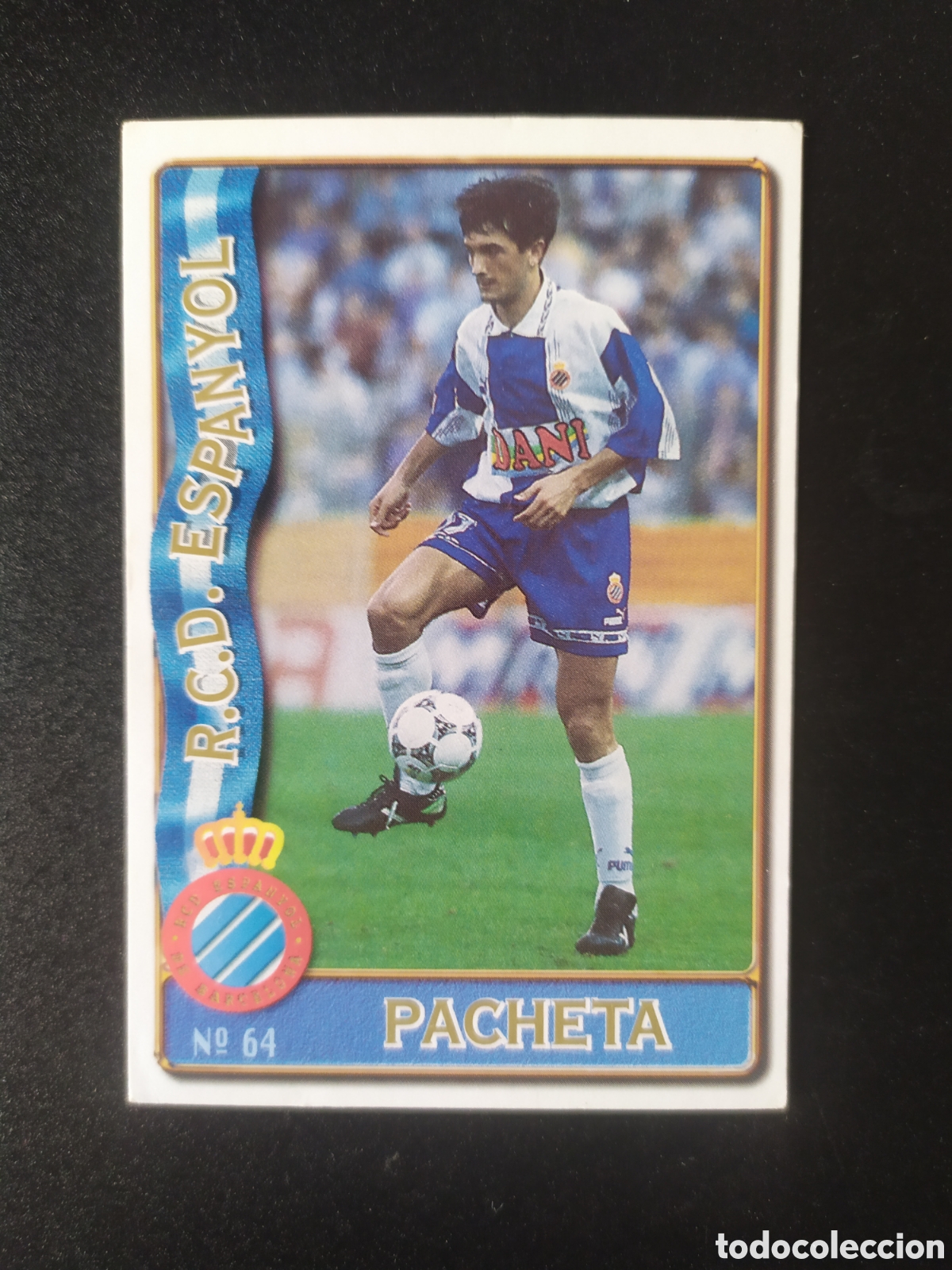 Cromos de F&uacute;tbol: Mundicromo fichas Liga 1996 1997 96 97 Pacheta n&deg; 64 Espanyol