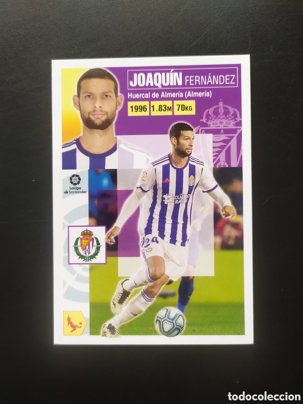 Cromos de F&uacute;tbol: Liga este 2020 2021 20 21 panini Joaquin n&deg; 7 Valladolid