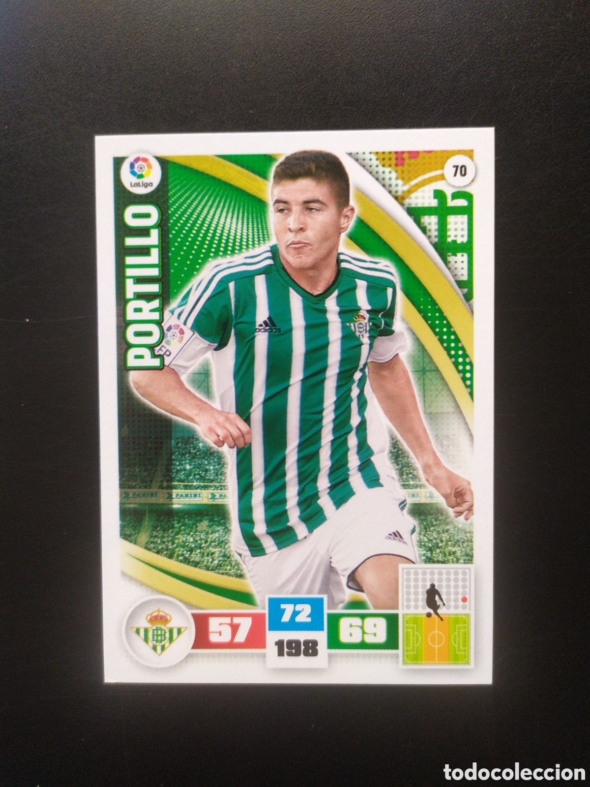 Cromos de F&uacute;tbol: Adrenalyn 2015 2016 15 16 panini Portillo n&deg; 70 Real Betis