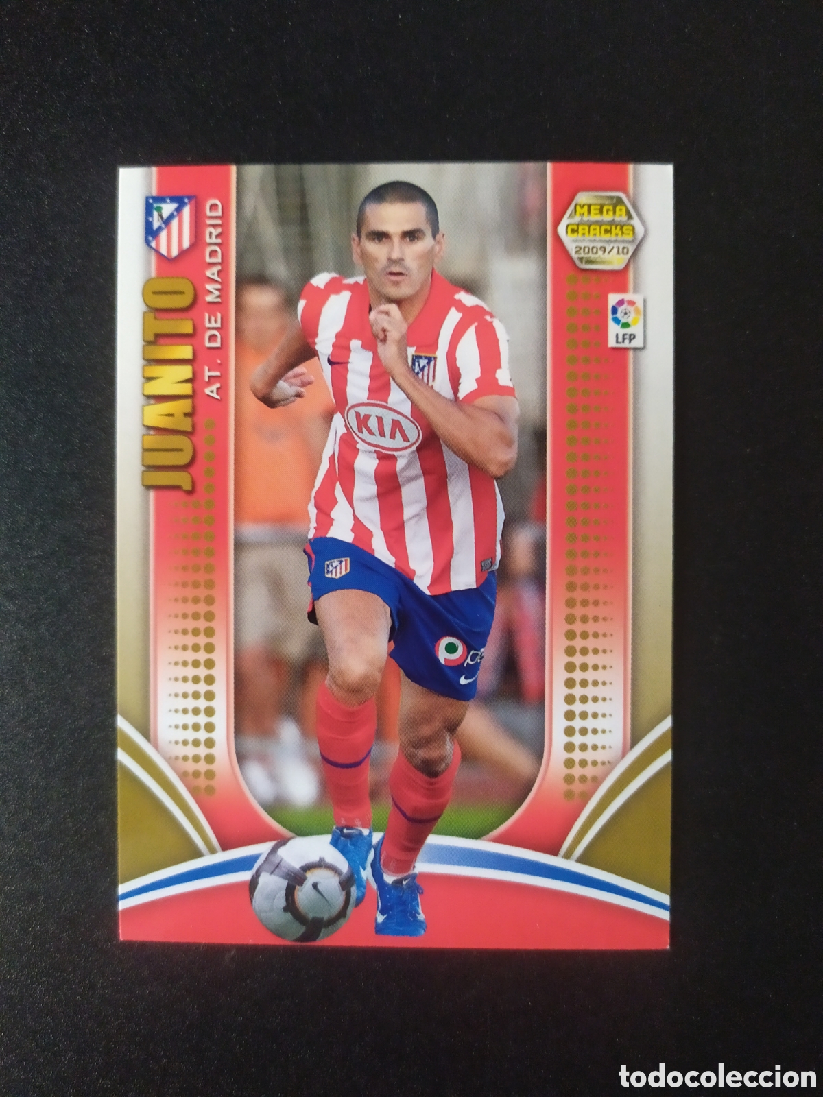 Cromos de F&uacute;tbol: Megacracks 2009 2010 09 10 panini Juanito n&deg; 41 Atl&eacute;tico Madrid