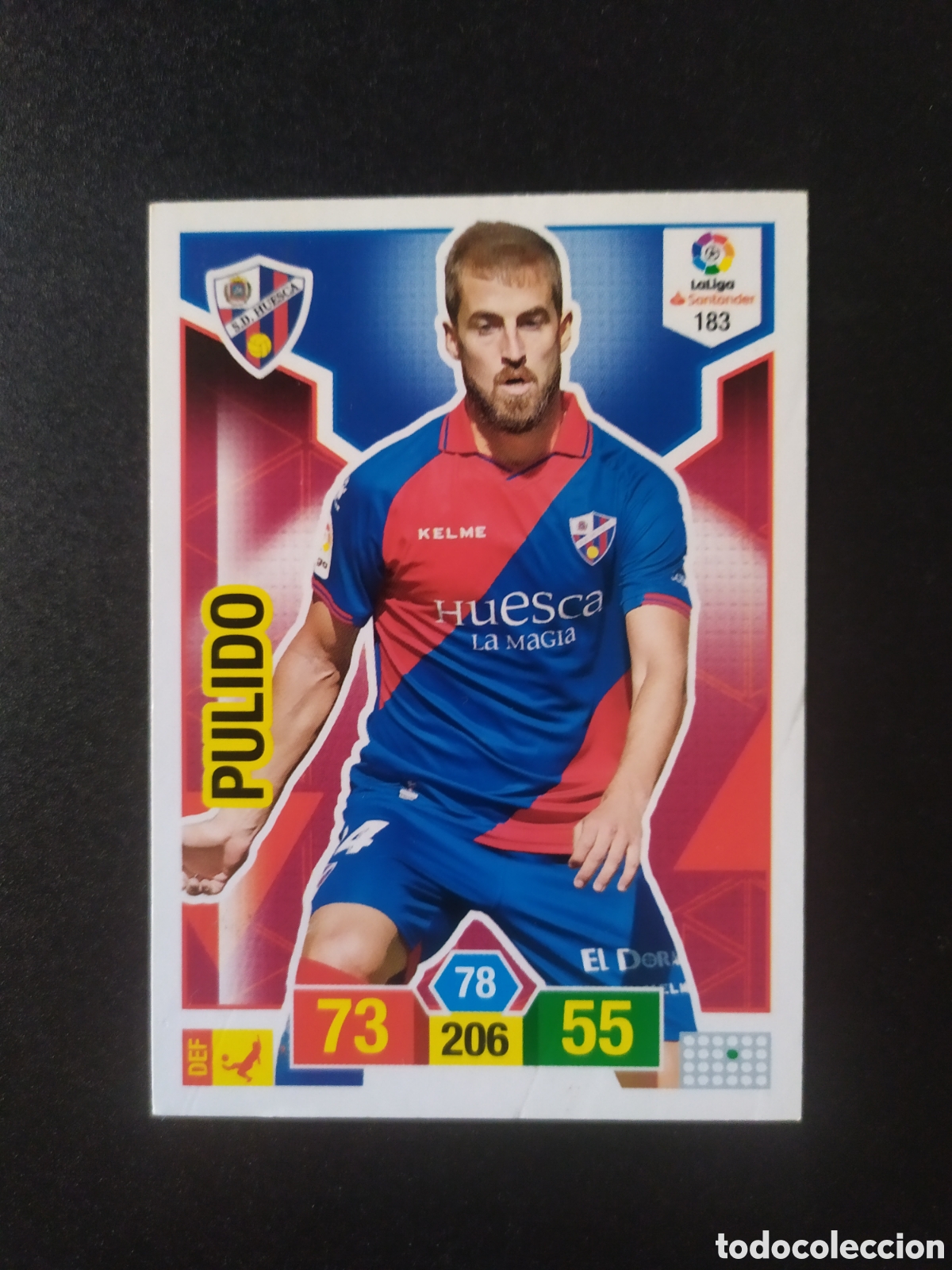 Cromos de F&uacute;tbol: Adrenalyn 2018 2019 18 19 panini Pulido n&deg; 183 Huesca