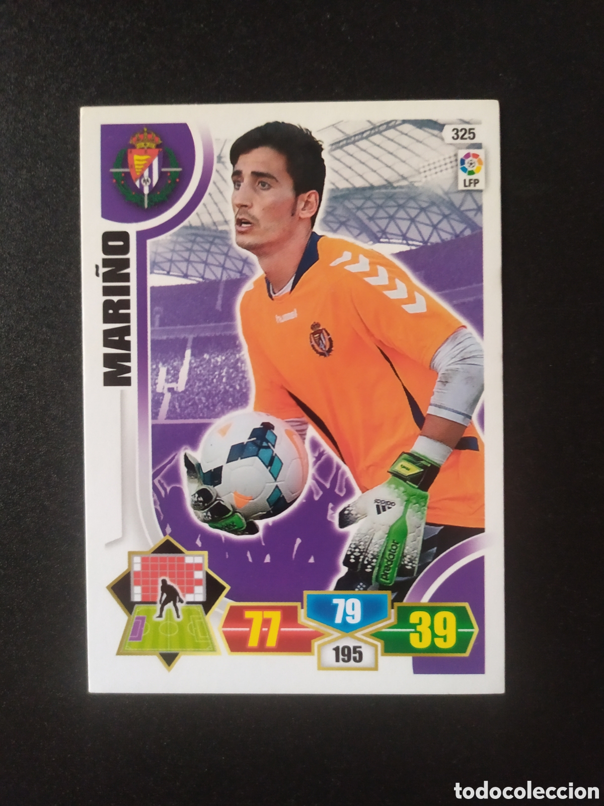 Cromos de F&uacute;tbol: Adrenalyn 2013 2014 13 14 panini Mari&ntilde;o n&deg; 325 Valladolid
