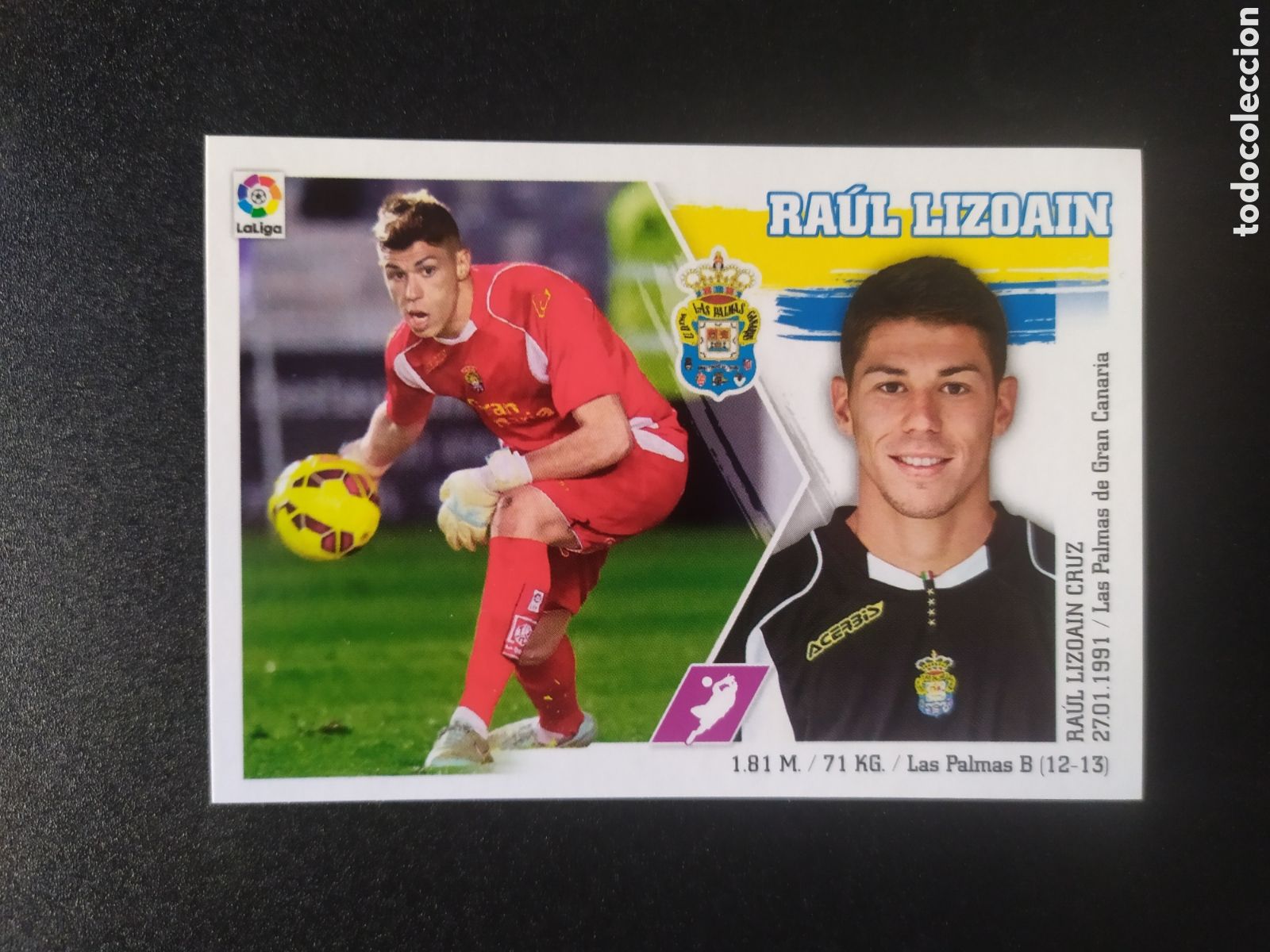 Cromos de F&uacute;tbol: Liga este 2015 2016 15 16 panini Ra&uacute;l Lizoain n&deg; 4 Las Palmas