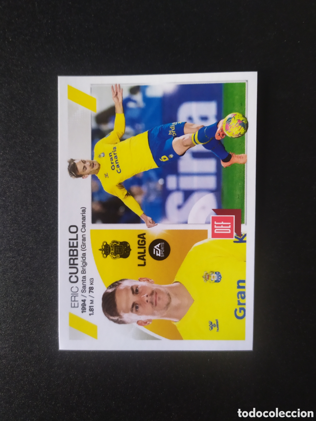 Cromos de F&uacute;tbol: Liga este 2023 2024 23 24 panini Curbelo n&deg; 9 Las Palmas