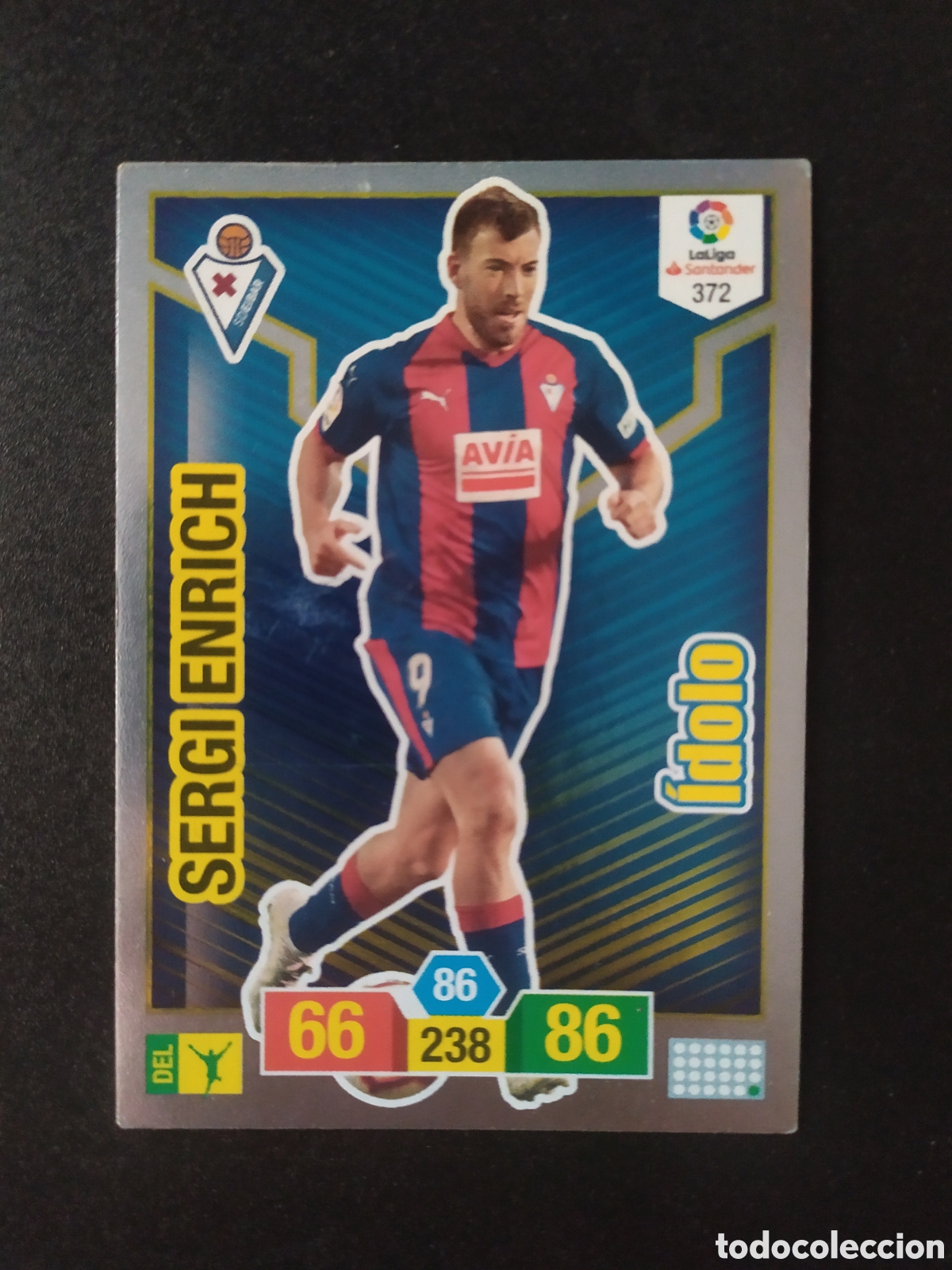 Cromos de F&uacute;tbol: Adrenalyn 2018 2019 18 19 panini Sergi Enrich idolo n&deg; 372 Eibar