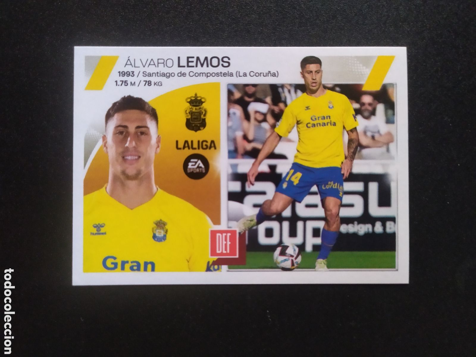 Cromos de F&uacute;tbol: Liga este 2023 2024 23 24 panini Lemos n&deg; 5 Las Palmas