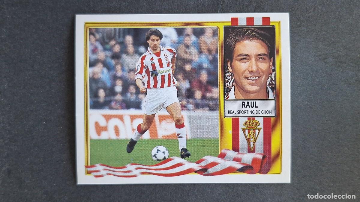 Cromos de F&uacute;tbol: L2 RAUL SPORTING DE GIJON LIGA ESTE 1995 1996 95 96 NUNCA PEGADO SIN PEGAR