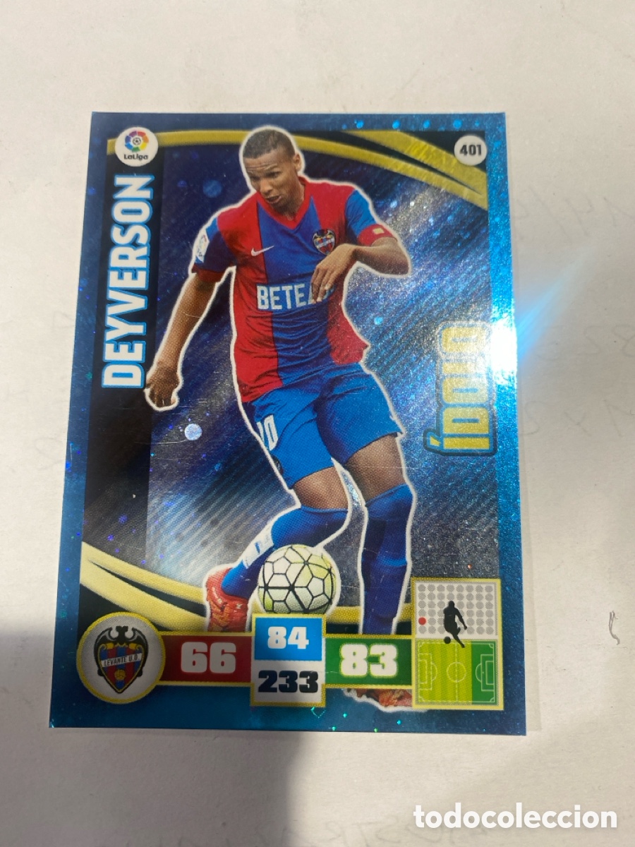 Cromos de F&uacute;tbol: Cromo Deyverson &Iacute;dolo 2015