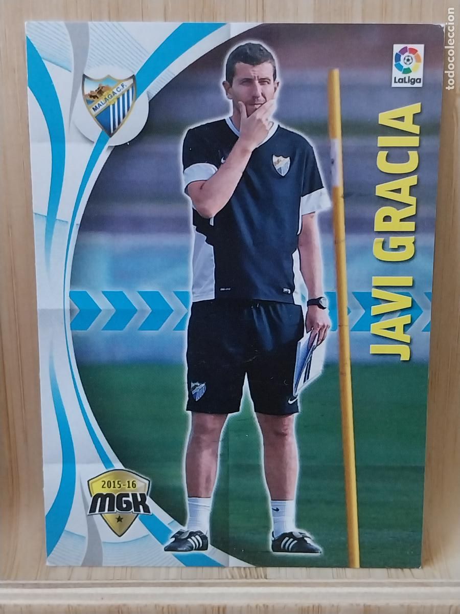 Cromos de F&uacute;tbol: JAVI GRACIA M&Aacute;LAGA MGK MEGA KRACKS 2015 15 16 CROMO 353 PANINI ORIGINAL *-