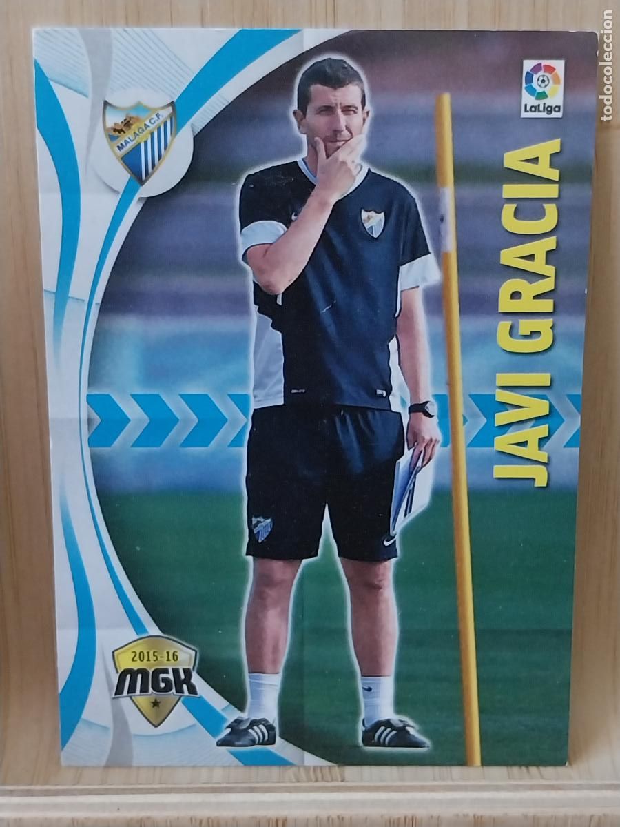 Cromos de F&uacute;tbol: JAVI GRACIA M&Aacute;LAGA MGK MEGA KRACKS 2015 15 16 CROMO 353 PANINI ORIGINAL *--