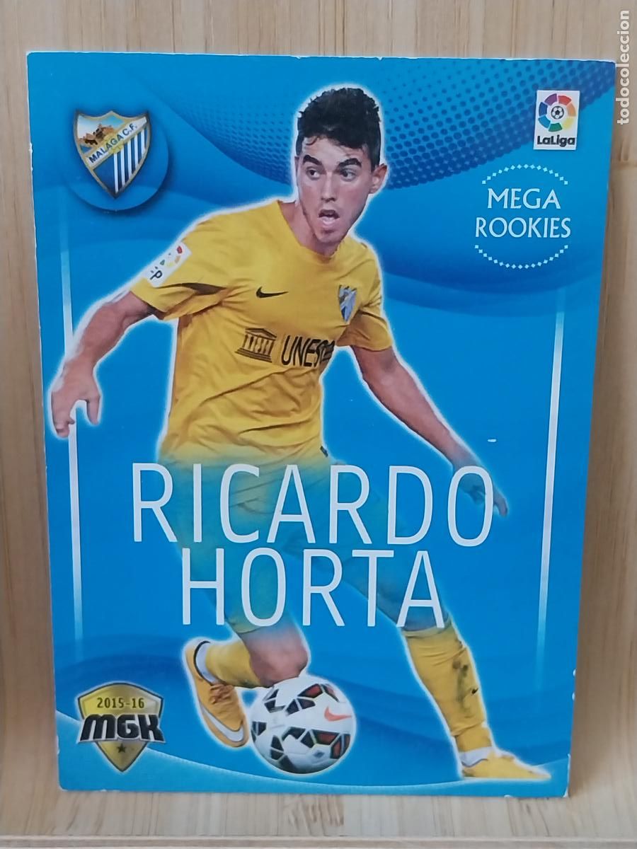 Cromos de F&uacute;tbol: RICARDO HORTA ROOKIES M&Aacute;LAGA MGK MEGA KRACKS 2015 15 16 CROMO 378 PANINI ORIGINAL *--