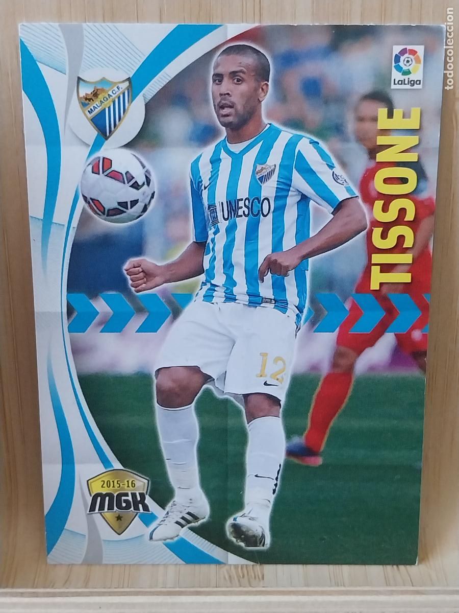 Cromos de F&uacute;tbol: TISSONE M&Aacute;LAGA MGK MEGA KRACKS 2015 15 16 CROMO 366 PANINI ORIGINAL *--