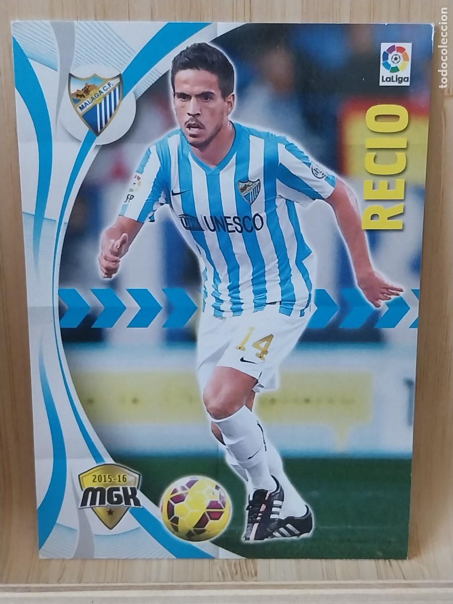 Cromos de F&uacute;tbol: RECIO M&Aacute;LAGA MGK MEGA KRACKS 2015 15 16 CROMO 365 PANINI ORIGINAL *--