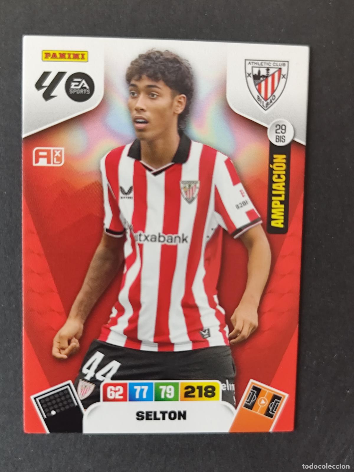 Cromos de F&uacute;tbol: 29 BIS SELTON SOBRE MOMENTUM ORO ATHLETIC BILBAO ADRENALYN 2025 2026 25 26