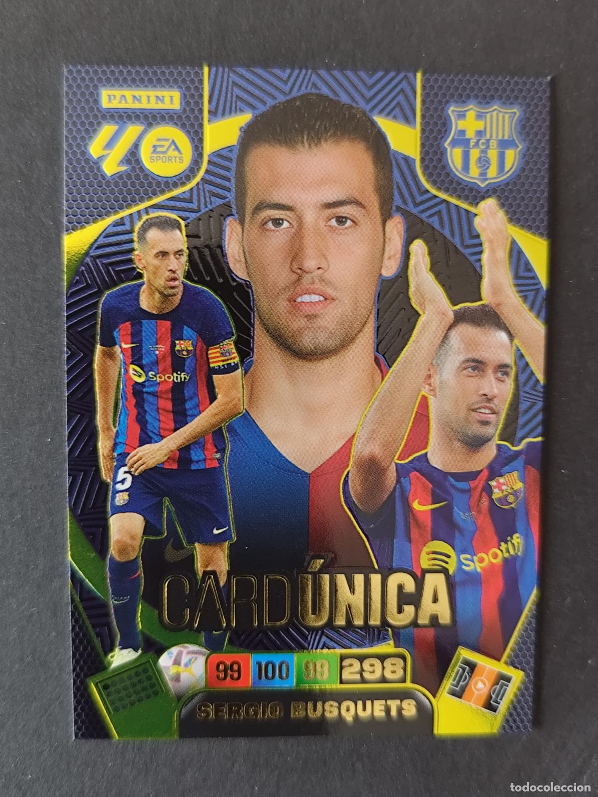 Cromos de F&uacute;tbol: SERGIO BUSQUETS DREAM BOX CARD &Uacute;NICA BARCELONA BAR&Ccedil;A ADRENALYN 2025 2026 25 26
