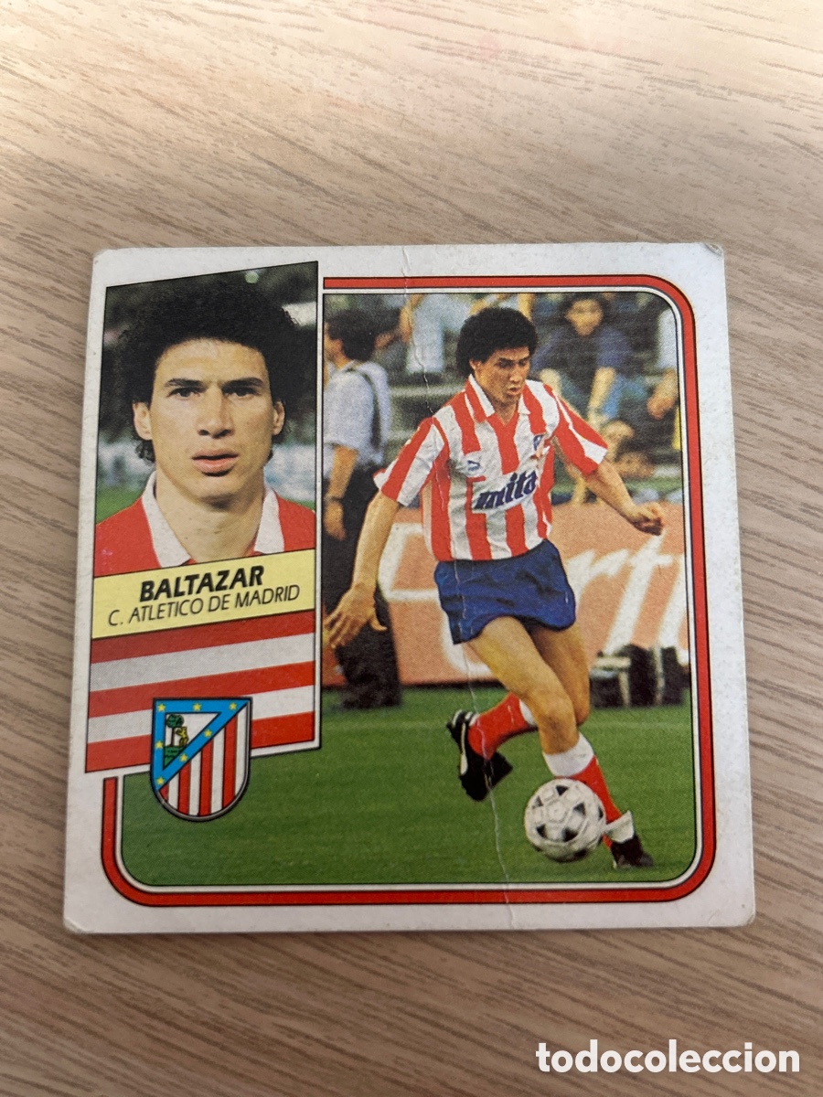 Cromos de F&uacute;tbol: BALTAZAR ATLETICO DE MADRID LIGA ESTE 1989 1990 89 90 SIN PEGAR NUNCA PEGADO