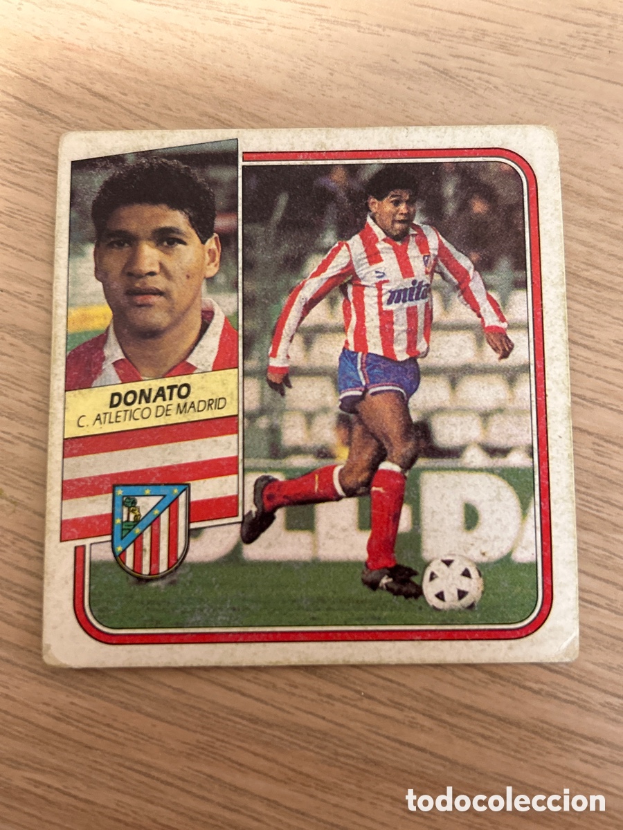 Cromos de F&uacute;tbol: DONATO ATLETICO DE MADRID LIGA ESTE 1989 1990 89 90 SIN PEGAR NUNCA PEGADO