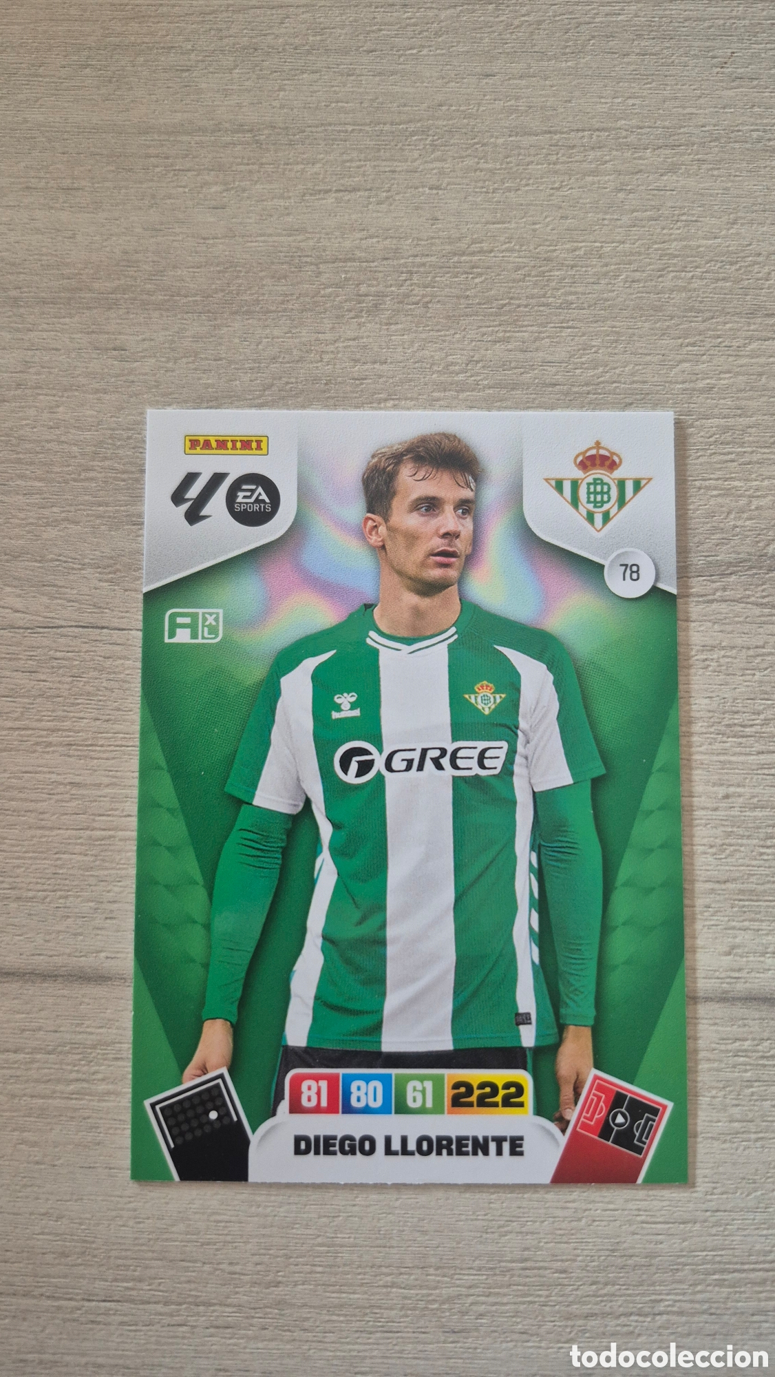 Cromos de F&uacute;tbol: N&deg;78 Betis Diego Llorente Adrenalyn 25/26