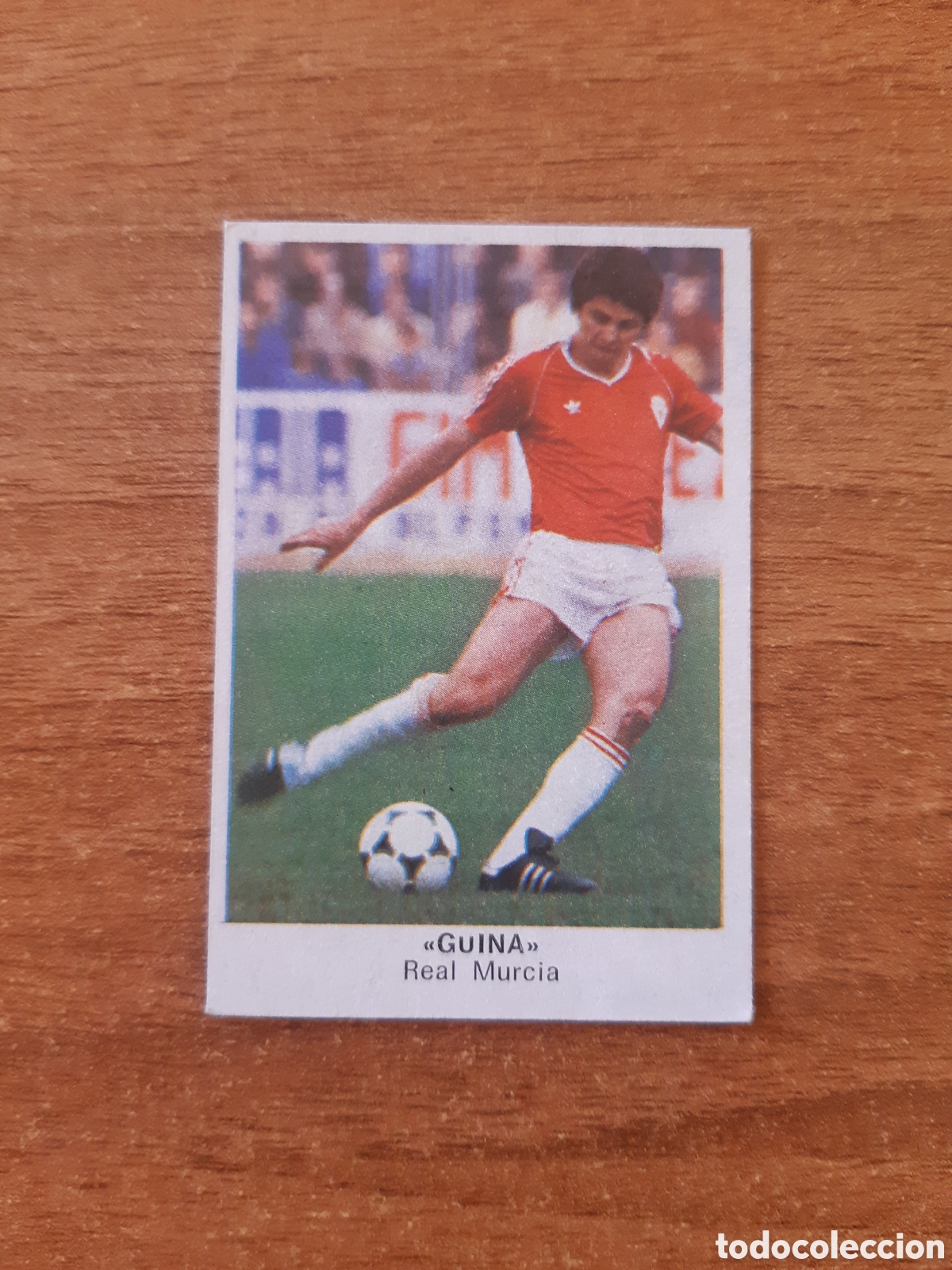 Cromos de F&uacute;tbol: Guina (Murcia) versi&oacute;n dif&iacute;cil Liga 83-84 F&Uacute;TBOL 84 Ed. CANO. Nunca pegado, sin pegar