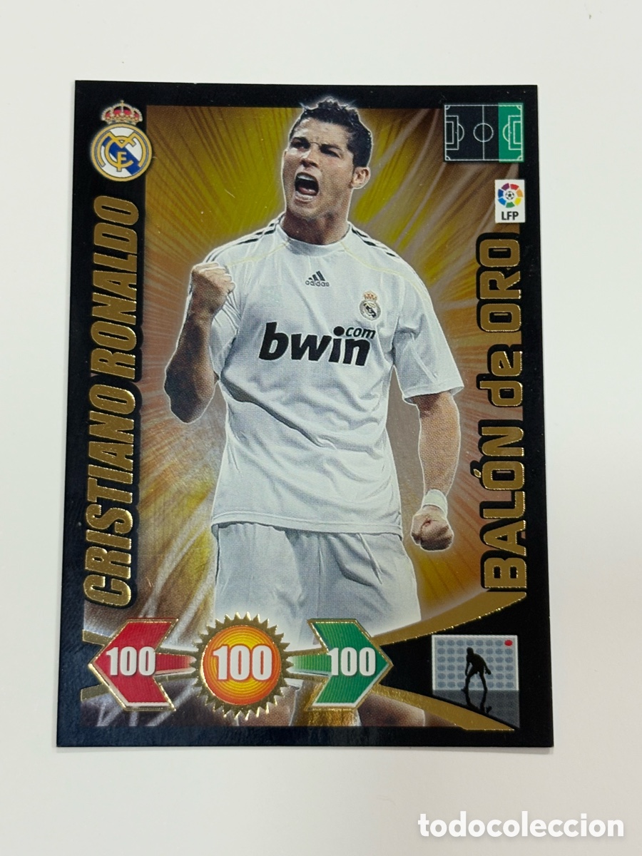 Cromos de F&uacute;tbol: Cristiano Ronaldo Bal&oacute;n de Oro Adrenalyn XL 2009-10 09 10
