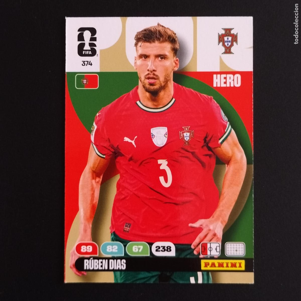 Cromos de F&uacute;tbol: 374 RUBEN DIAS PORTUGAL CROMOS ADRENALYN XL MUNDIAL 26 2026 FIFA WORLD CUP PANINI