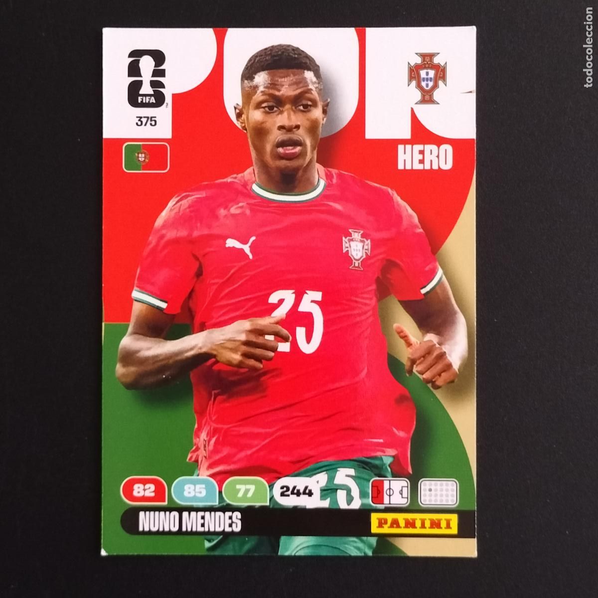 Cromos de F&uacute;tbol: 375 NUNO MENDES PORTUGAL CROMOS ADRENALYN XL MUNDIAL 26 2026 FIFA WORLD CUP PANINI