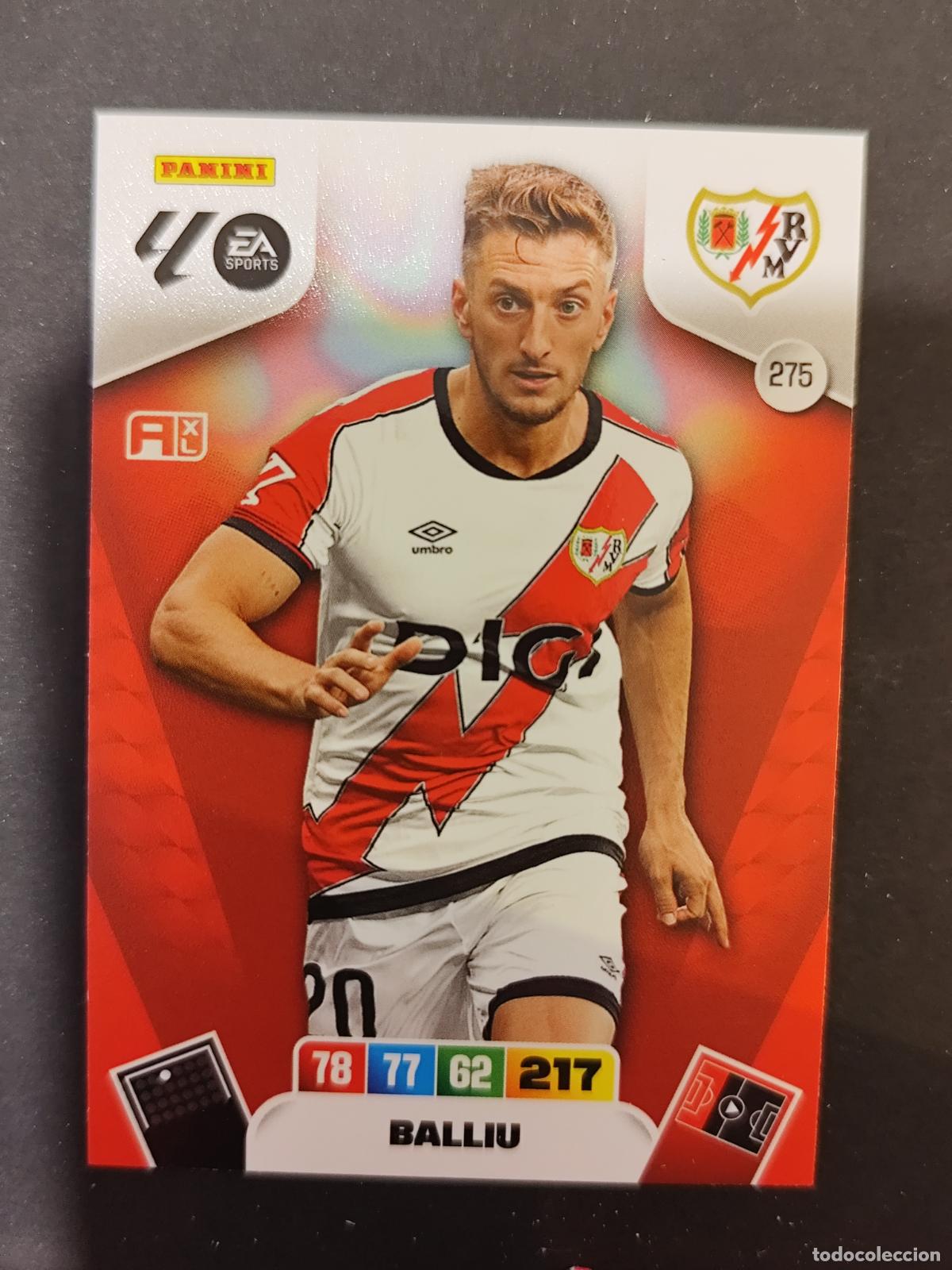 Cromos de F&uacute;tbol: 275 BALLIU RAYO VALLECANO ADRENALYN 2025 2026 25 26