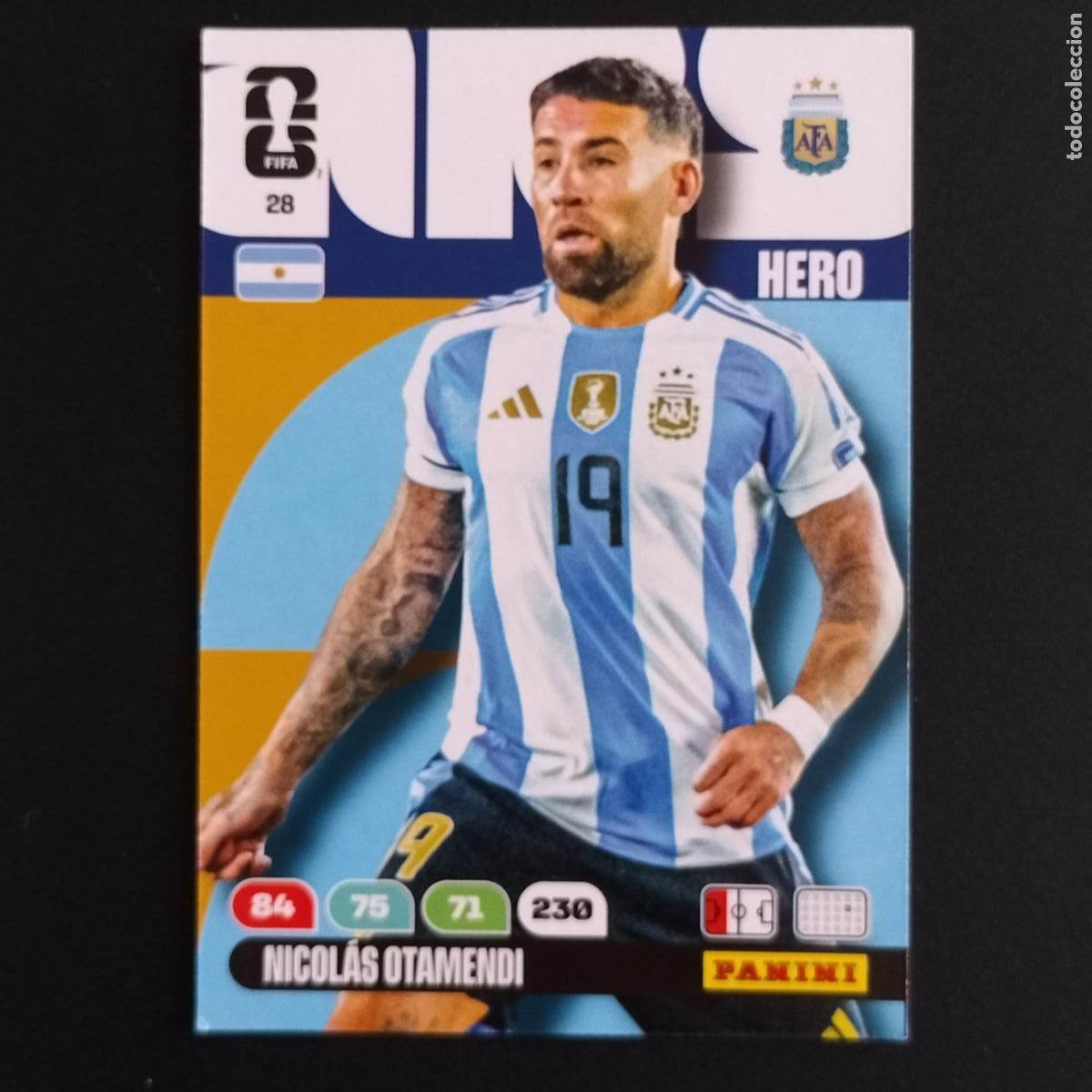 Cromos de F&uacute;tbol: 28 NICOLAS OTAMENDI ARGENTINA CROMOS ADRENALYN XL MUNDIAL 26 2026 FIFA WORLD CUP PANINI