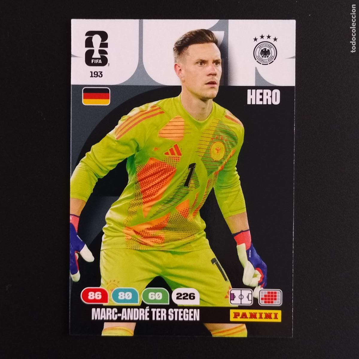 Cromos de F&uacute;tbol: 193 MARC-ANDRE TER STEGEN ALEMANIA CROMOS ADRENALYN XL MUNDIAL 26 2026 FIFA WORLD CUP PANINI