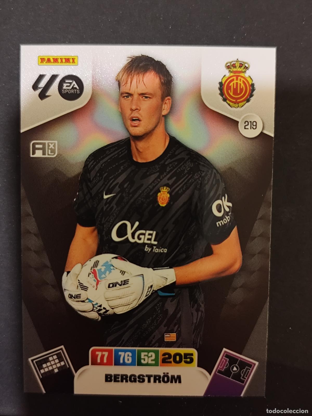 Cromos de F&uacute;tbol: 219 BERGSTR&Ouml;M MALLORCA ADRENALYN 2025 2026 25 26