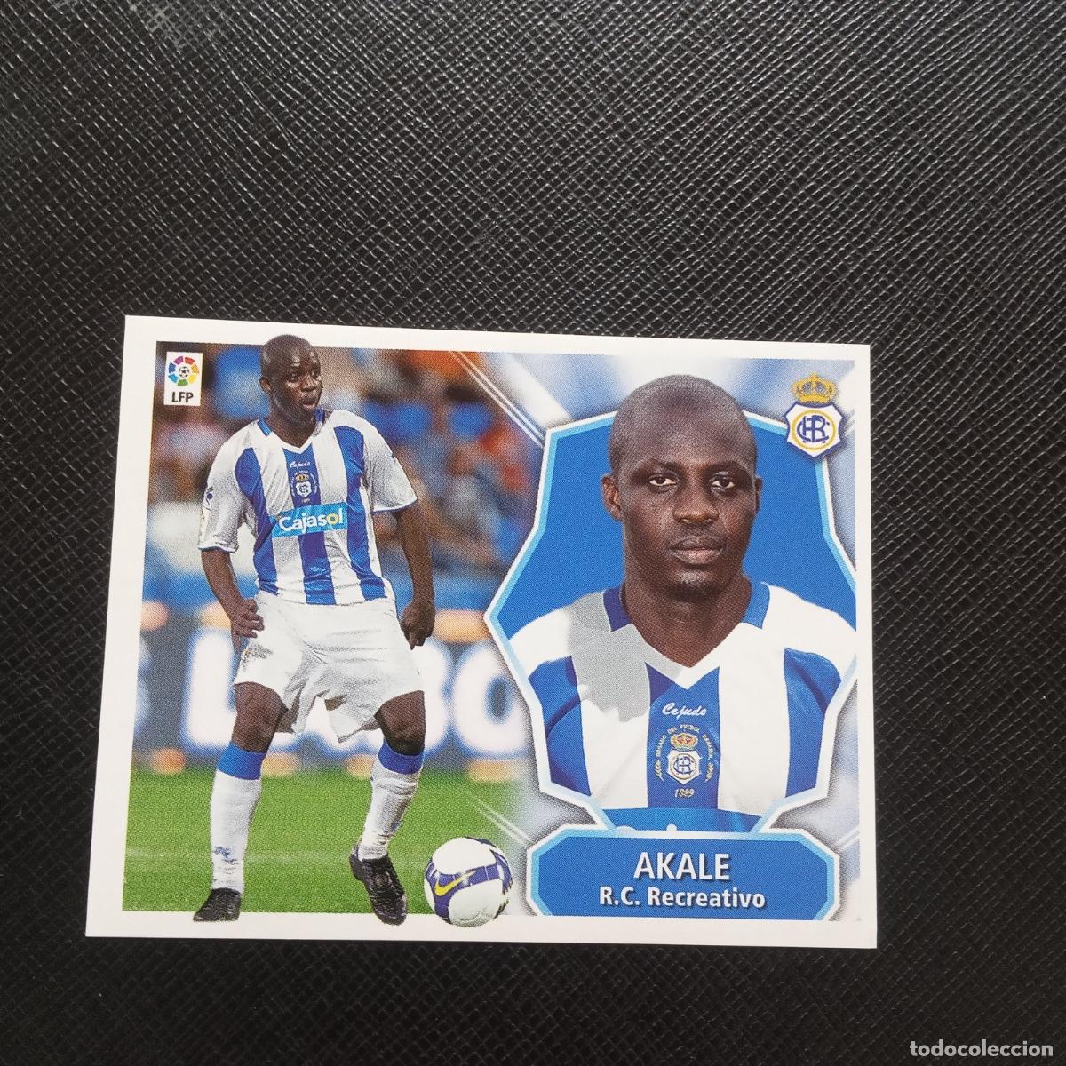 Cromos de F&uacute;tbol: AKALE RECREATIVO HUELVA ESTE 2008 2009 CROMO FUTBOL LIGA 08 09 - SIN PEGAR - A201 PG21 COLOCA