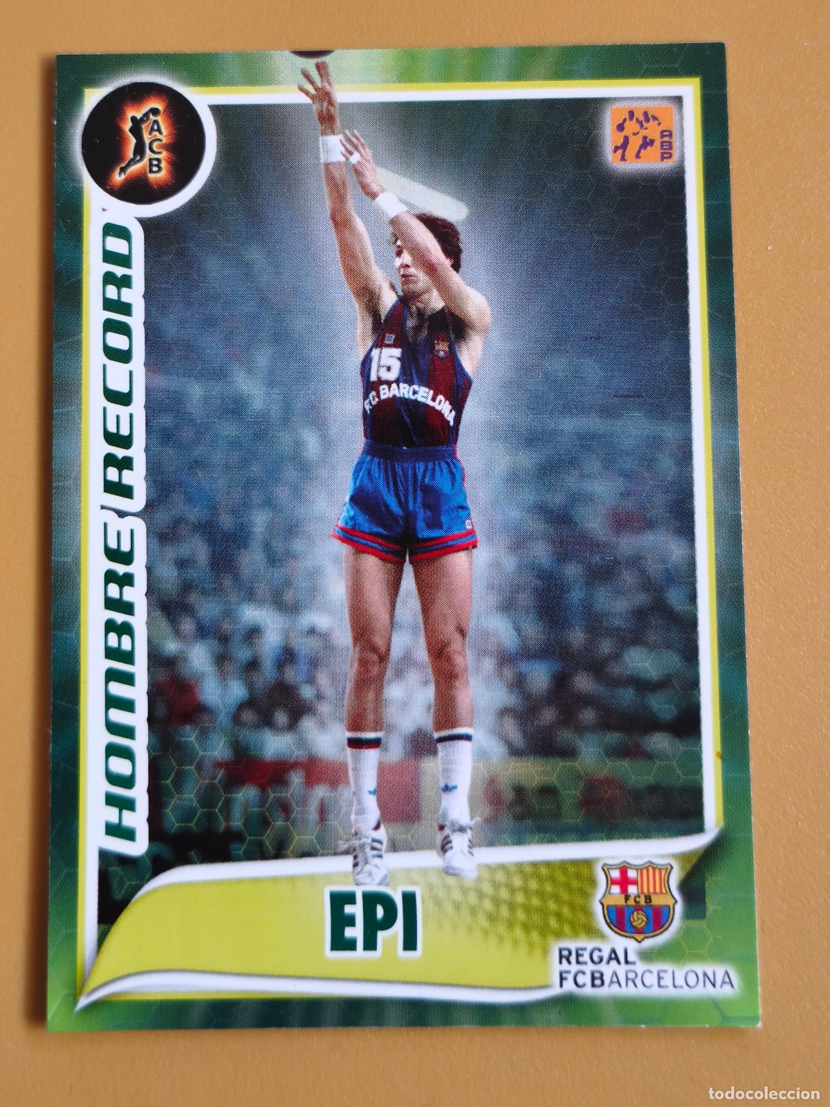 Cromos de f&uacute;tbol: epi, acb 2009 10 hombre record - Foto 1