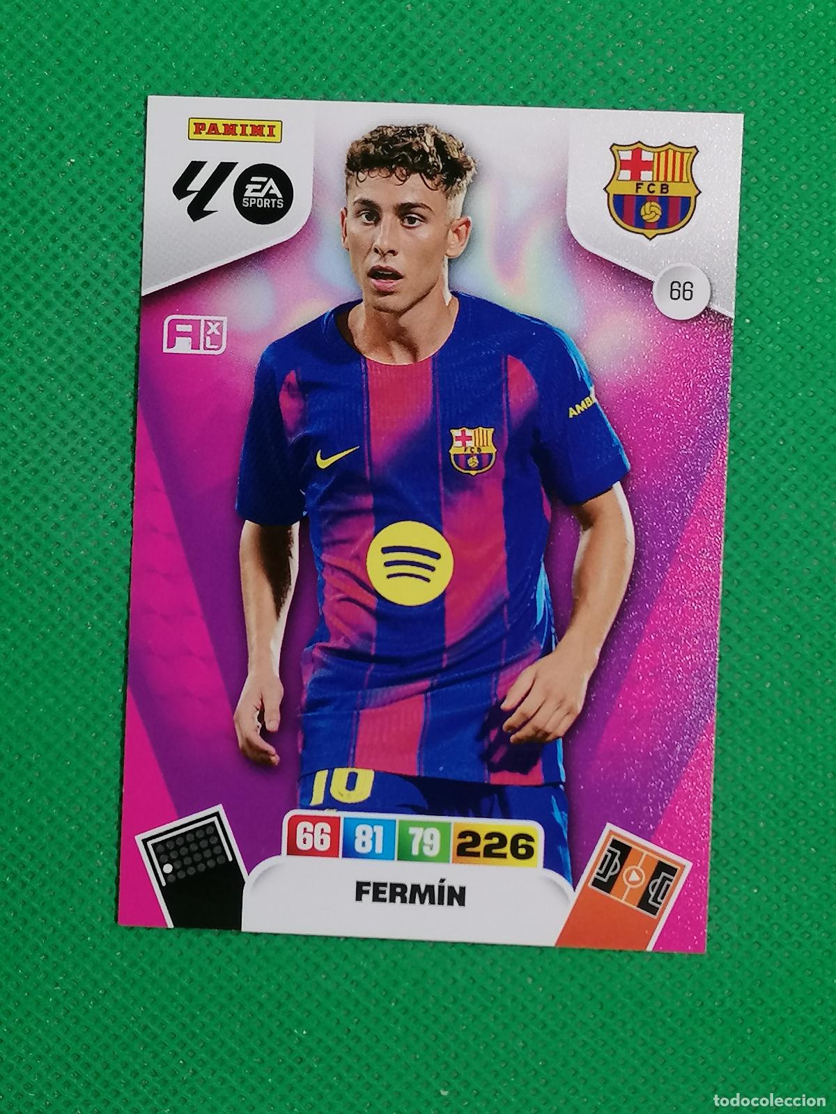 Cromos de F&uacute;tbol: 66 FERMIN BARCELONA ⚽ LIGA ADRENALYN XL 2025 2026 25 26 ⚽