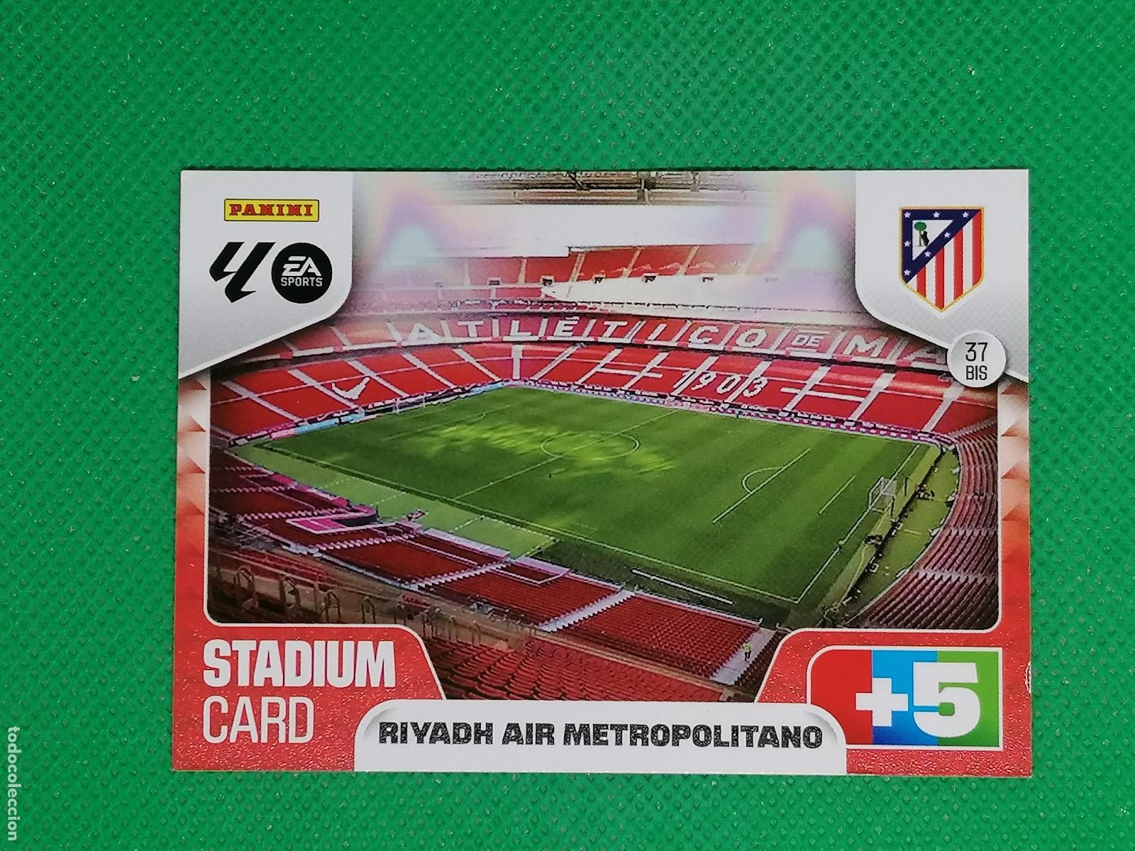 Cromos de F&uacute;tbol: 37 BIS 37BIS STADIUM CARD METROPOLITANO ATLETICO DE MADRID ⚽ LIGA ADRENALYN XL 2025 2026 25 26 ⚽