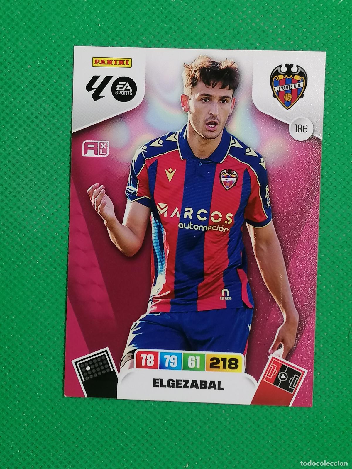 Cromos de F&uacute;tbol: 186 ELGEZABAL LEVANTE ⚽ LIGA ADRENALYN XL 2025 2026 25 26 ⚽