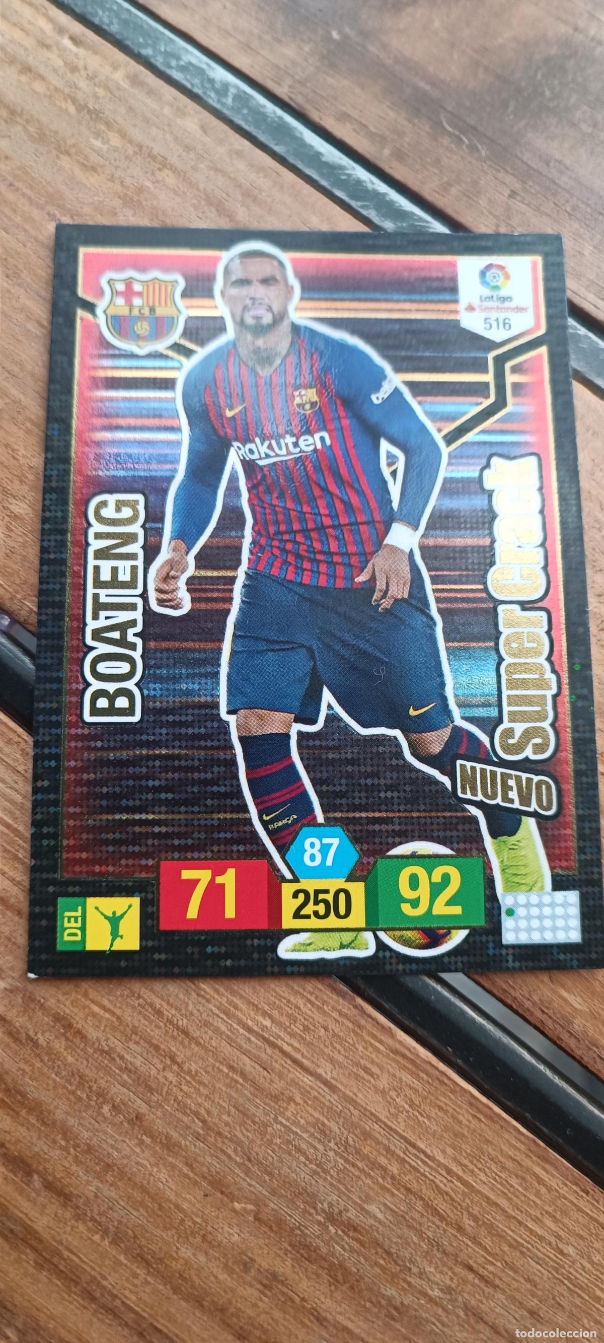 Cromos de F&uacute;tbol: BOATENG 516 NUEVO SUPER CRACK FC BARCELONA ADRENALYN XL 2018 2019 PANINI 18 19