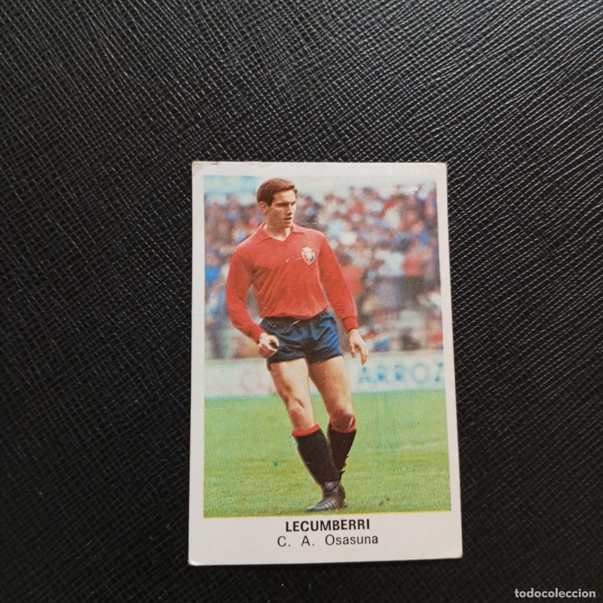 Cromos de F&uacute;tbol: LECUMBERRI OSASUNA CANO 1983 1984 CROMO FUTBOL 83 84 LIGA - DESPEGADO - A113 PG217