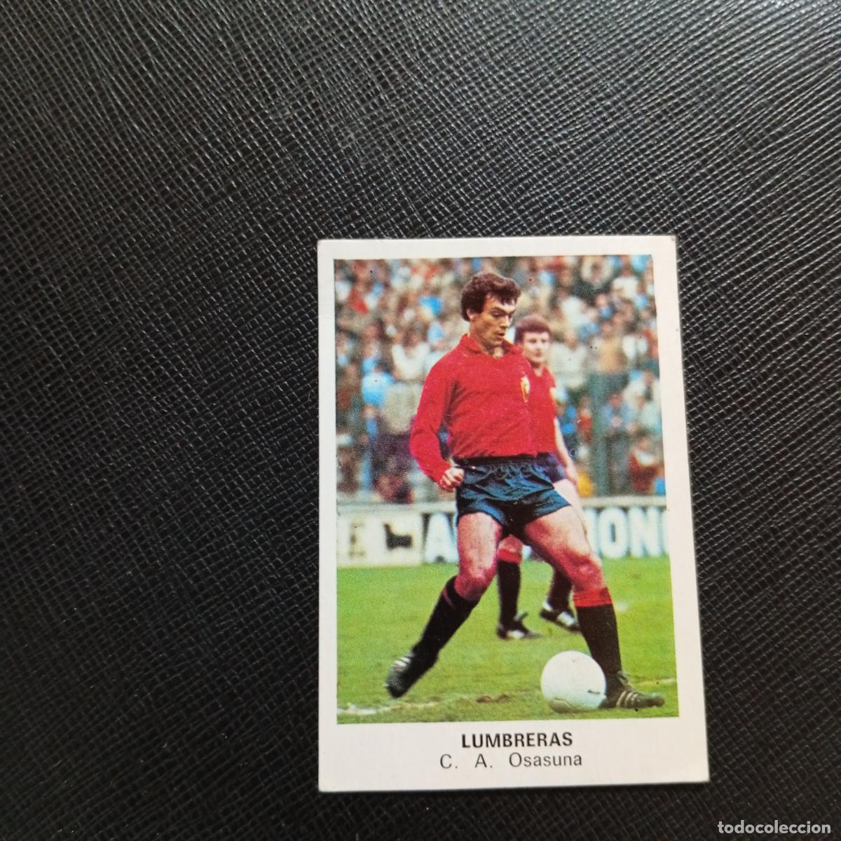 Cromos de F&uacute;tbol: LUMBRERAS OSASUNA CANO 1983 1984 CROMO FUTBOL 83 84 LIGA - DESPEGADO - A113 PG217