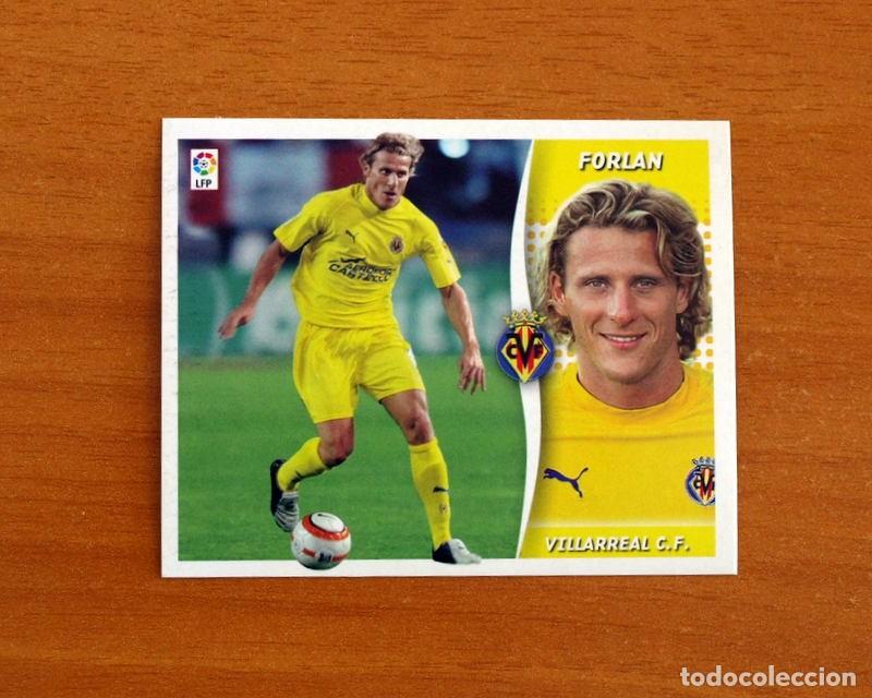 Cromos de F&uacute;tbol: Villarreal - Forlan - Liga 2006-2007, 06-07 - Ediciones Este - Nunca Pegado